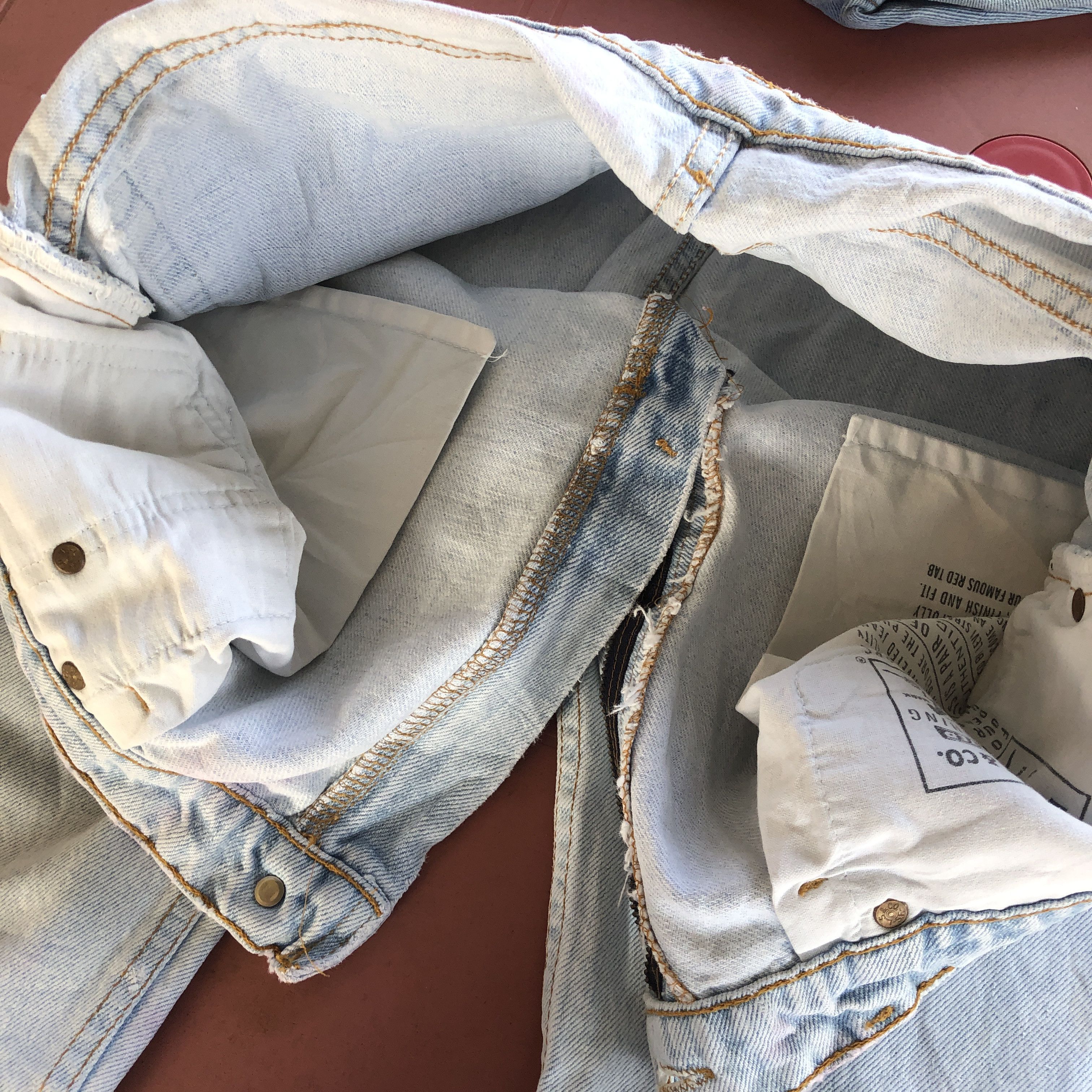 Levi's Vintage Y2K Levis Sunfaded Jeans Levi's 505 Dirty Denim Size US 36 / EU 52 - 9 Thumbnail