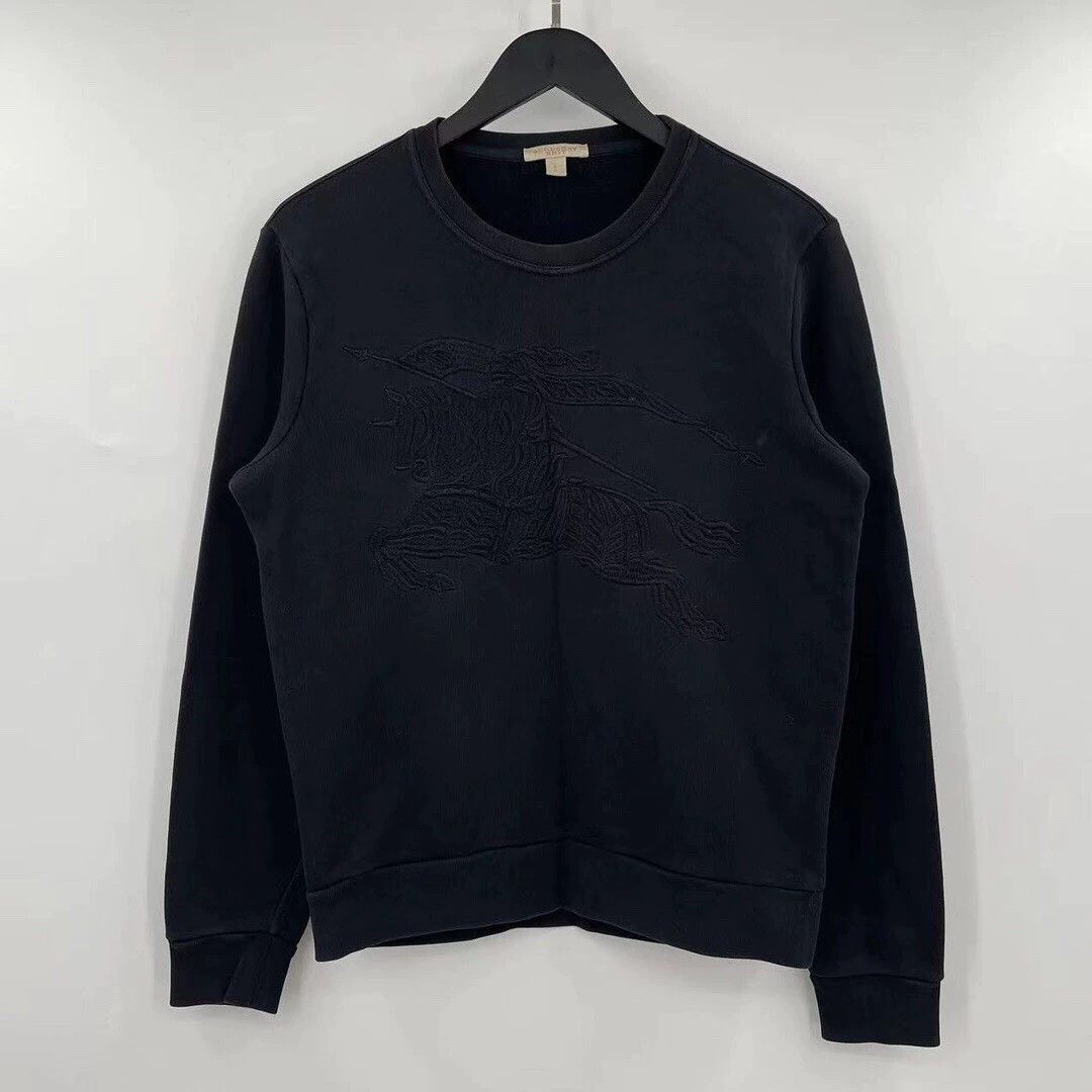 Burberry Burberry Chest Warhorse Embroidery Sweatshirt Size US M / EU 48-50 / 2 - 1 Thumbnail