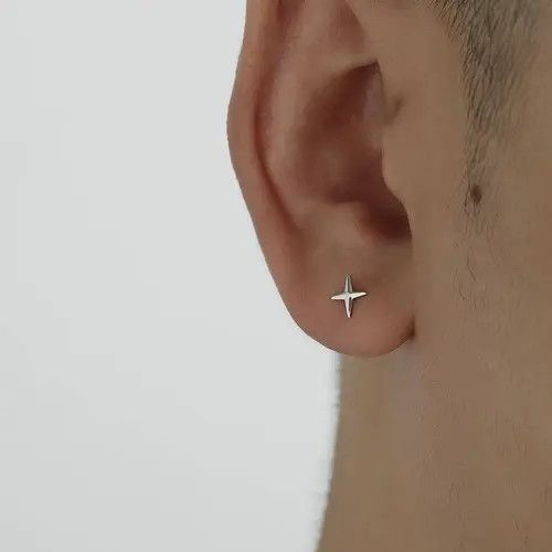Other 100%925 silver retro punk earrings Size ONE SIZE - 2 Thumbnail