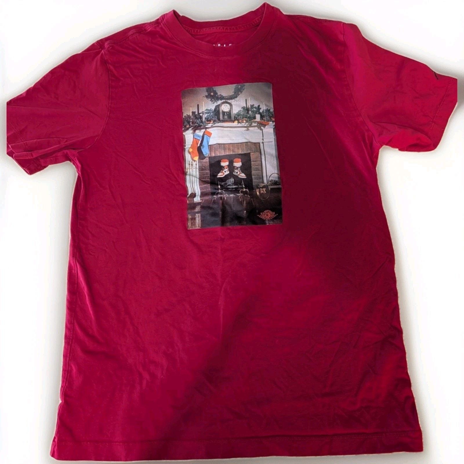 Nike Nike Air T Shirt 85 Jordan 1 Chicago Sneakers Red Tee Medium Size US M / EU 48-50 / 2 - 1 Thumbnail