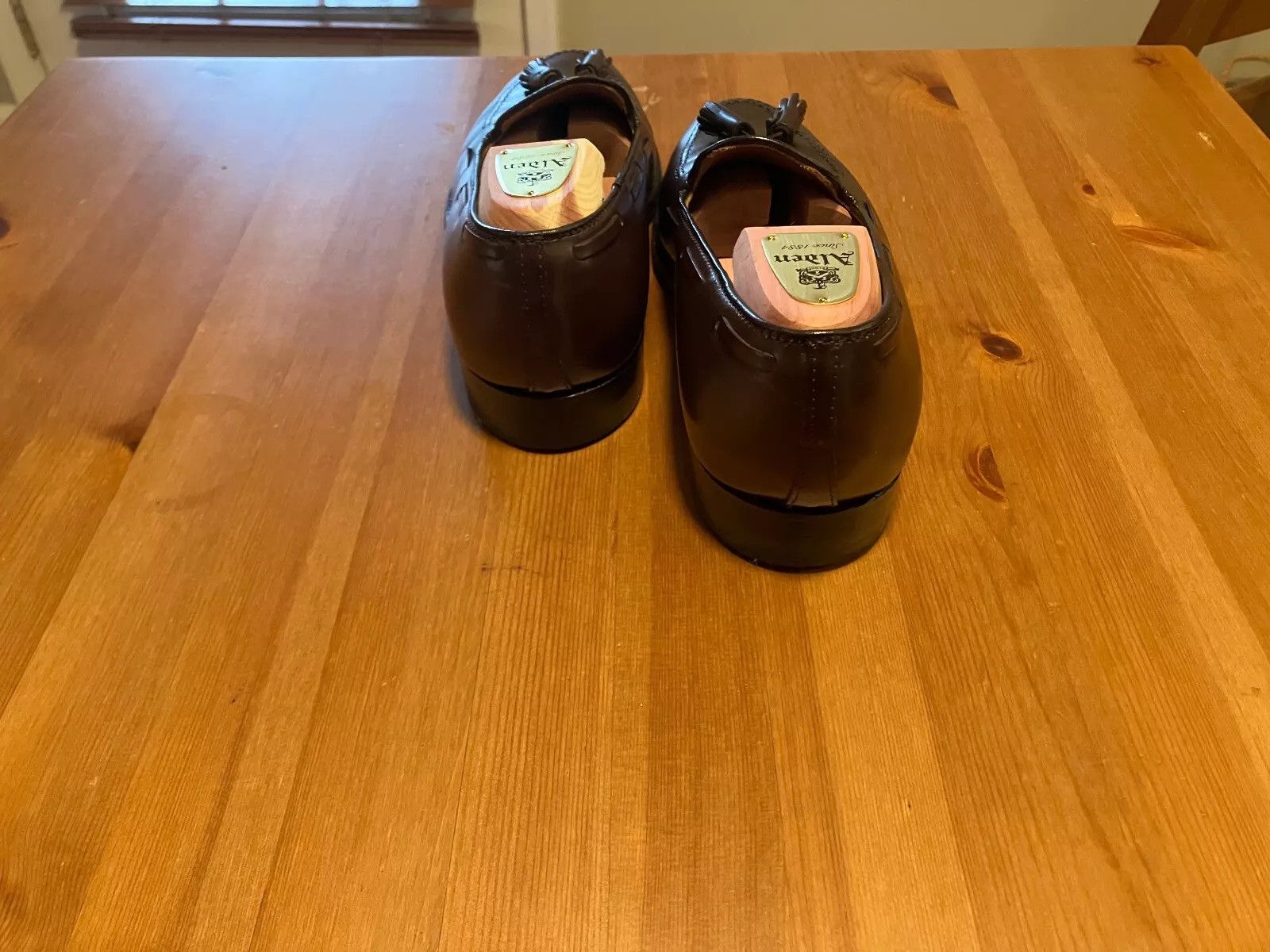 Alden Alden 561 Tassel Moccasin Loafer (Dark Brown Calf) Sz. 9.5 Size US 9.5 / EU 42-43 - 2 Thumbnail