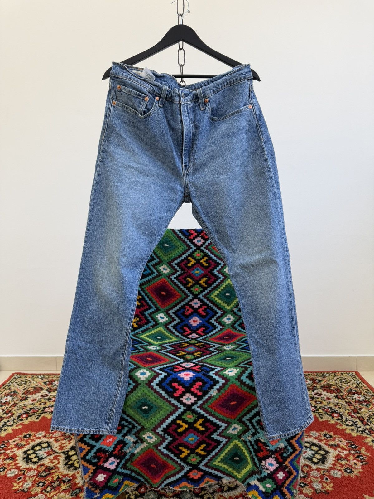 Hedi Slimane Vintage Dior Hedi Slimane Style Washed Denim Jeans Size US 32 / EU 48 - 3 Thumbnail