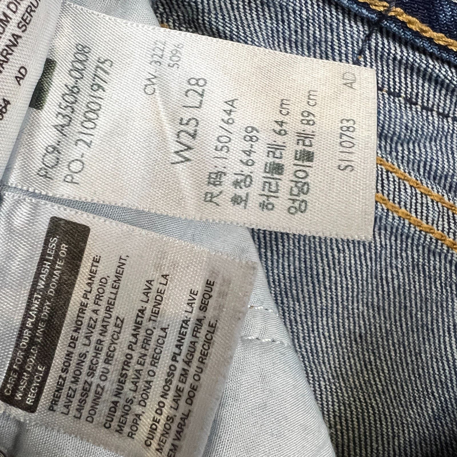 Levi's Levi's 80s Mom Jean 25x28 Blue High Rise Taper Leg Denim Size 25" / US 0 / IT 36 - 12 Thumbnail