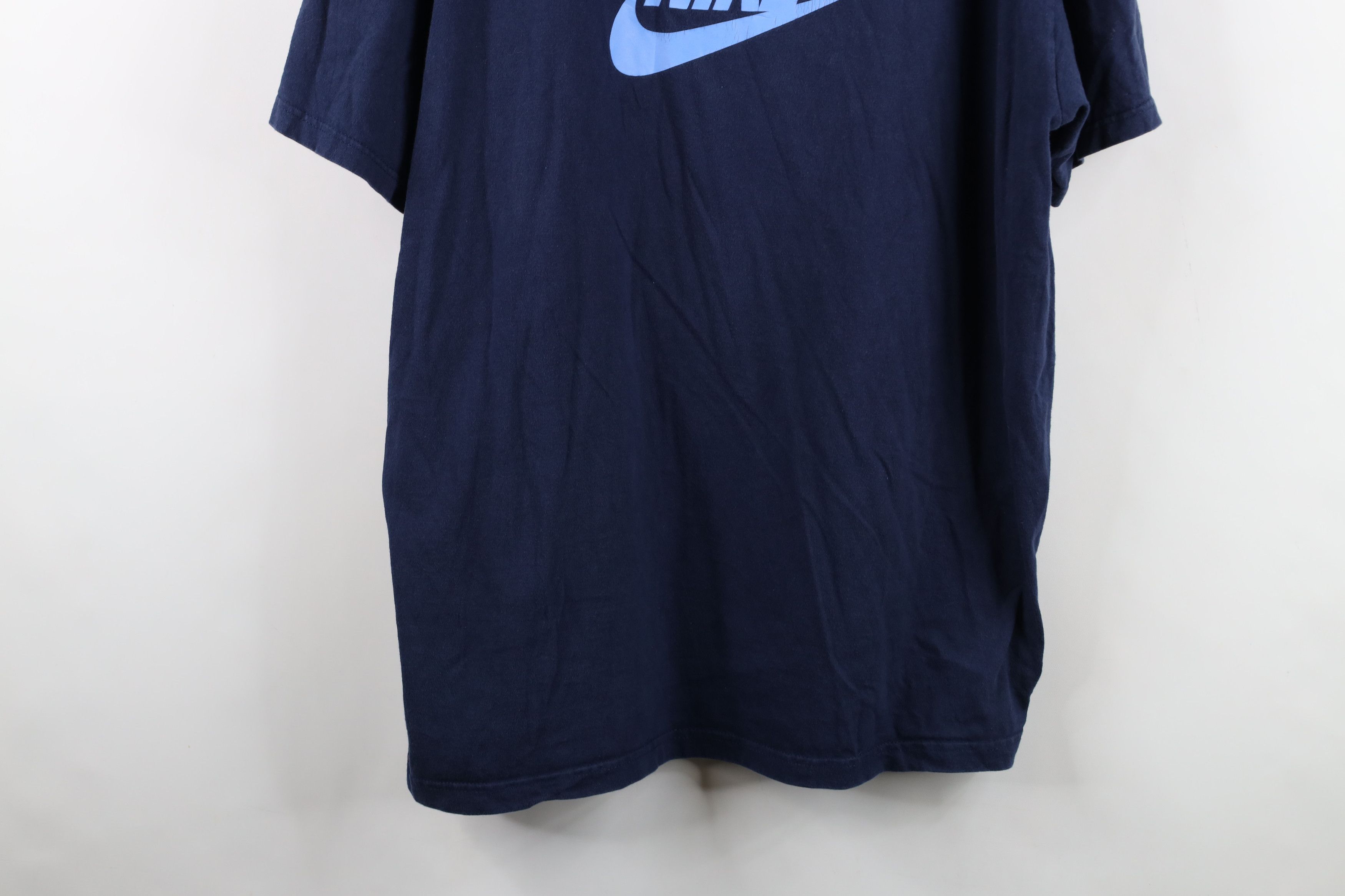 Nike Vintage Nike Scott Big Swoosh Short Sleeve T-Shirt Blue Size US XXL / EU 58 / 5 - 3 Thumbnail