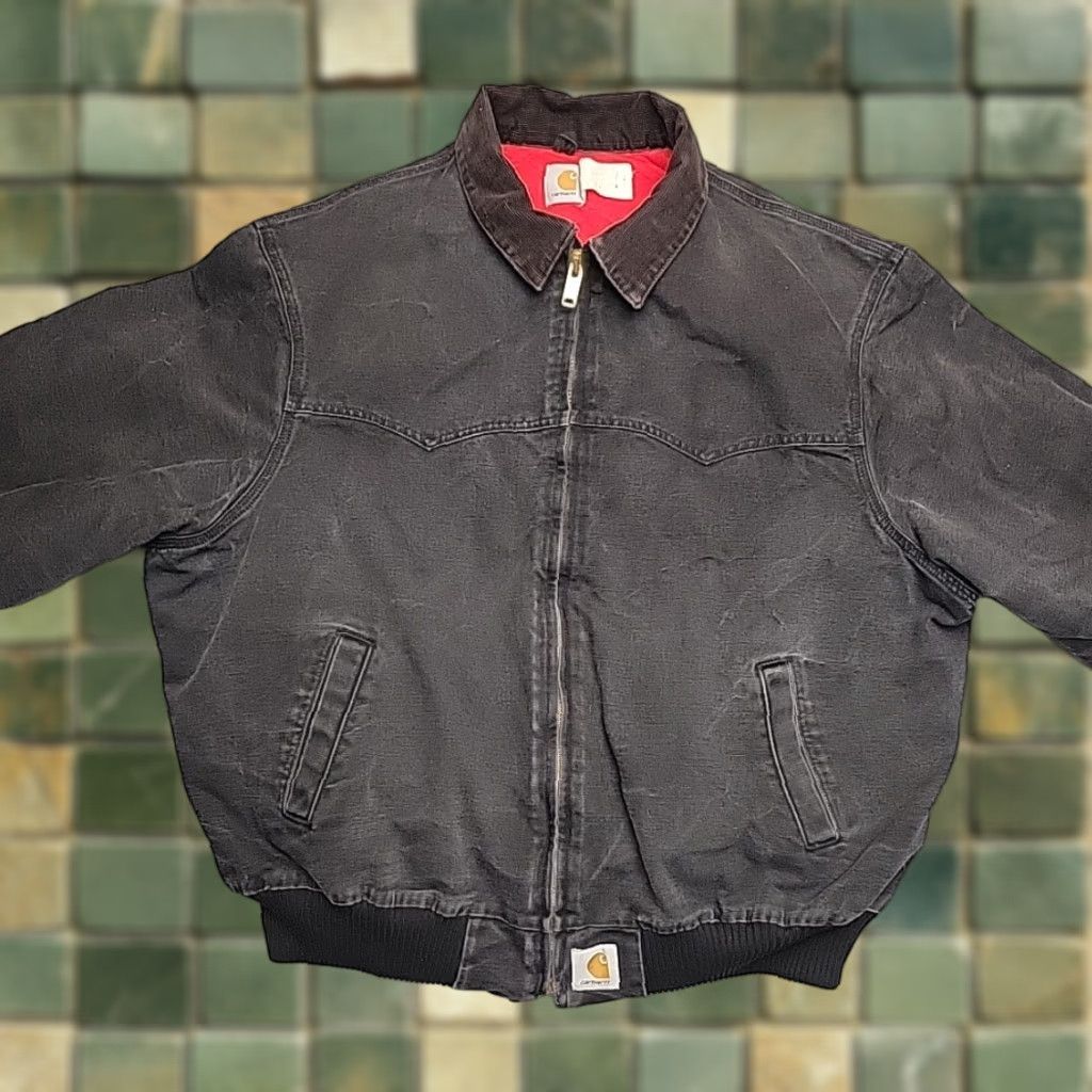 Carhartt VINTAGE Carhartt Santa Fe Jacket Mens 4XL Black Quilt Lined Made in USA Jacket Mens 4XL Black Quilt Lined Carhartt Santa Fe Jacket USA Size US XXL / EU 58 / 5 - 1 Thumbnail