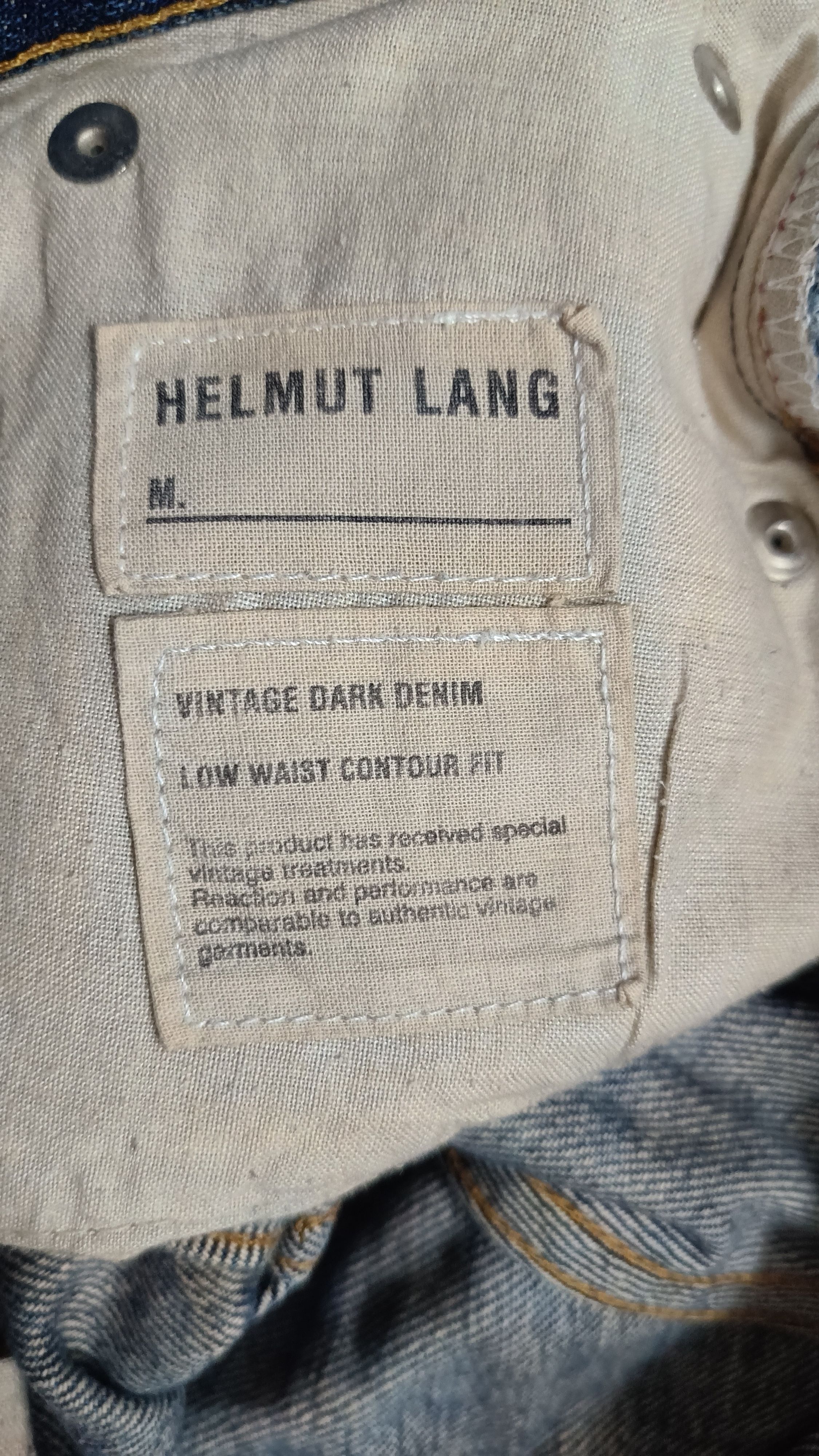 Helmut Lang 🔥🔥Rare Vintage 90s Helmut Lang Jeans Size US 31 - 6 Thumbnail