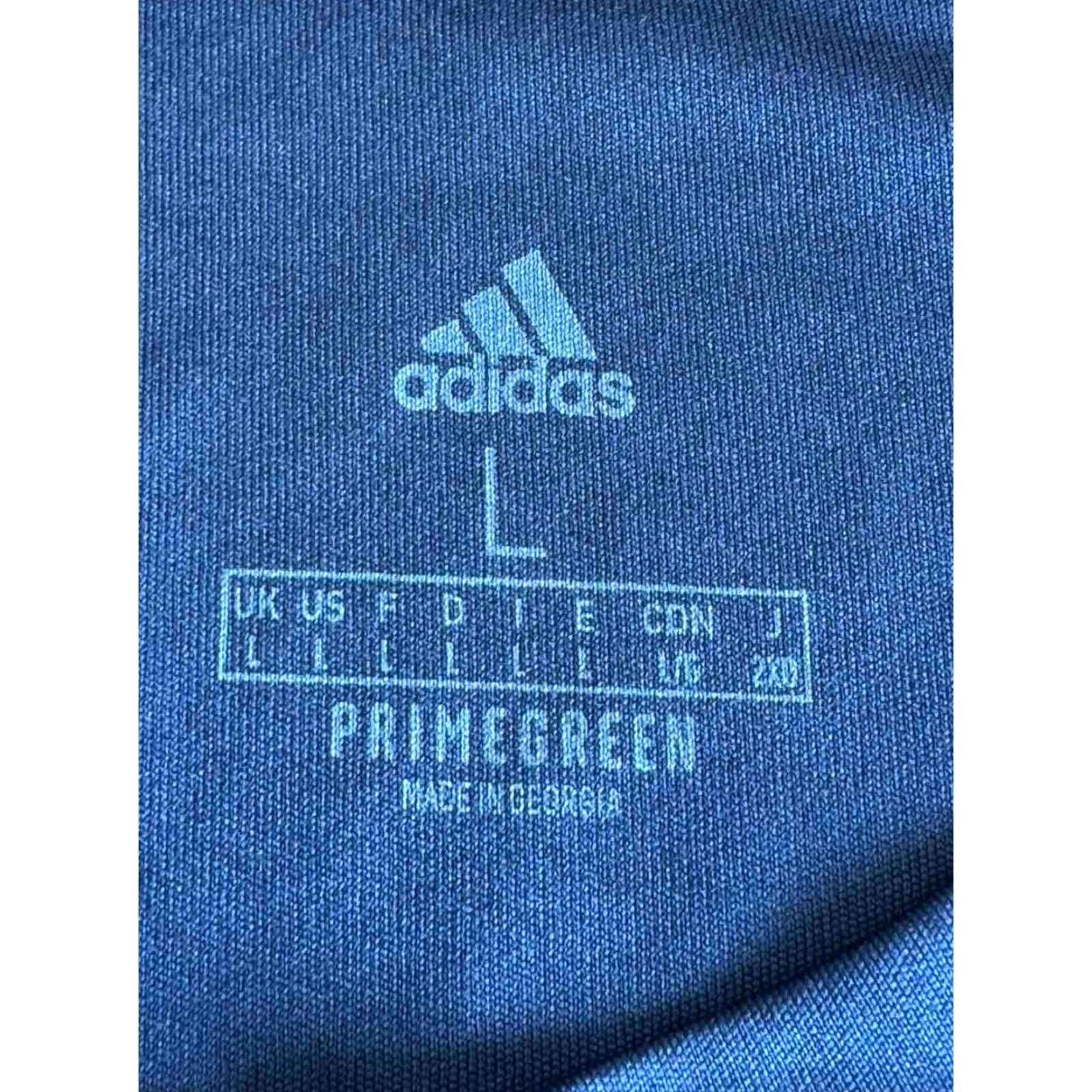 Adidas ADIDAS PERFORMANCE SQUADRA FOOTBALL SHIRT JERSEY L Navy Blue and White Mens Regular Adult Large Size US L / EU 52-54 / 3 - 5 Thumbnail