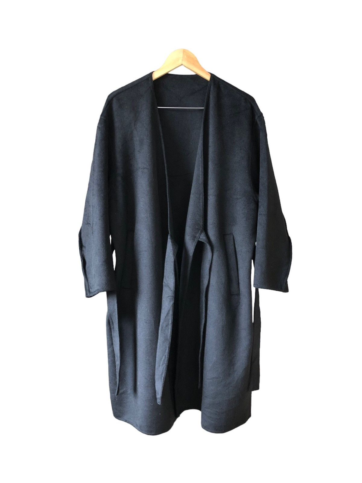 Theory Yohji Yamamoto Style Theory x Uniqlo Wool Long Coat Baggy Size S / US 4 / IT 40 - 3 Thumbnail