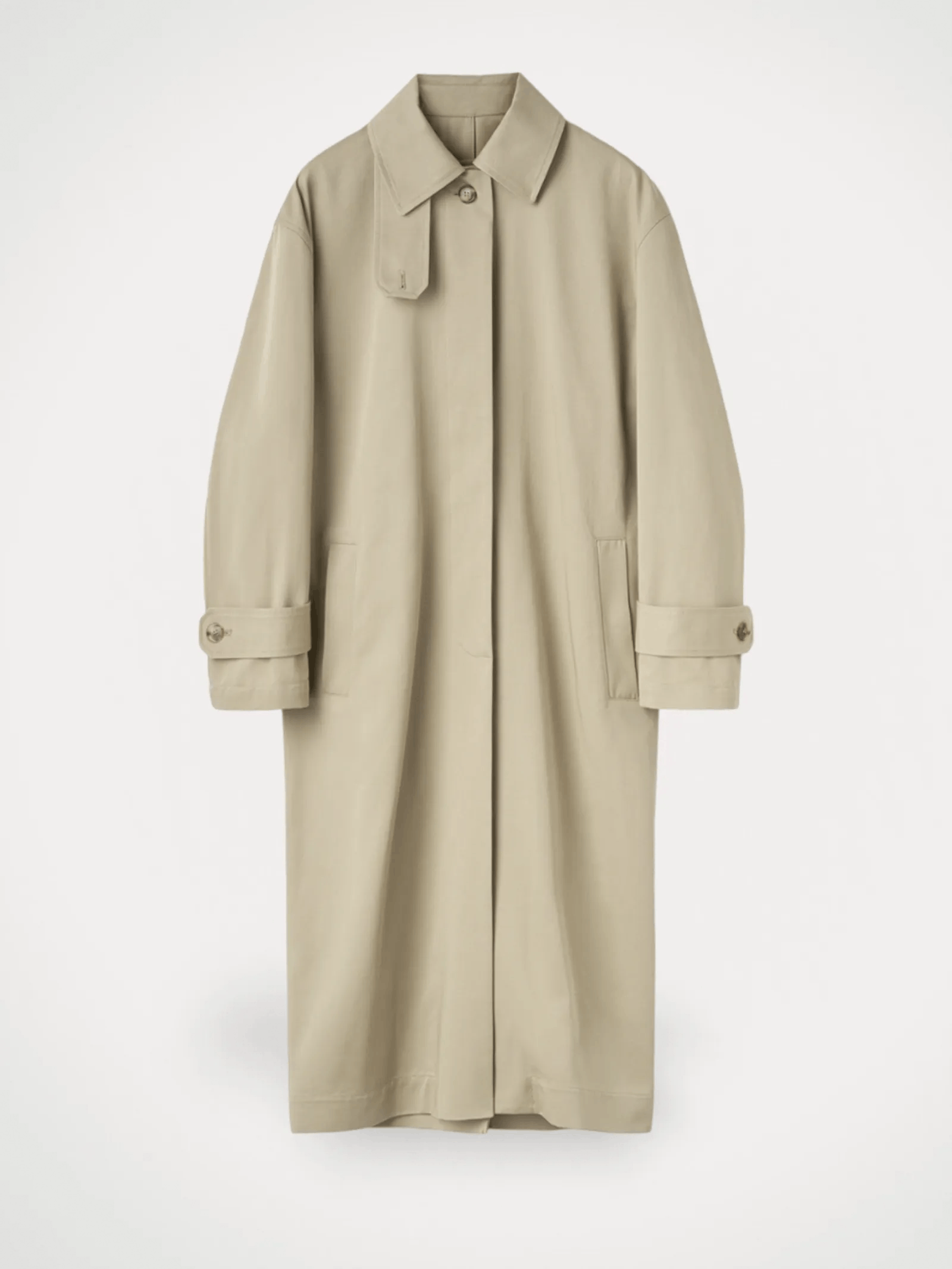 Toteme Tôteme Cotton Nylon rounded coat | Grailed