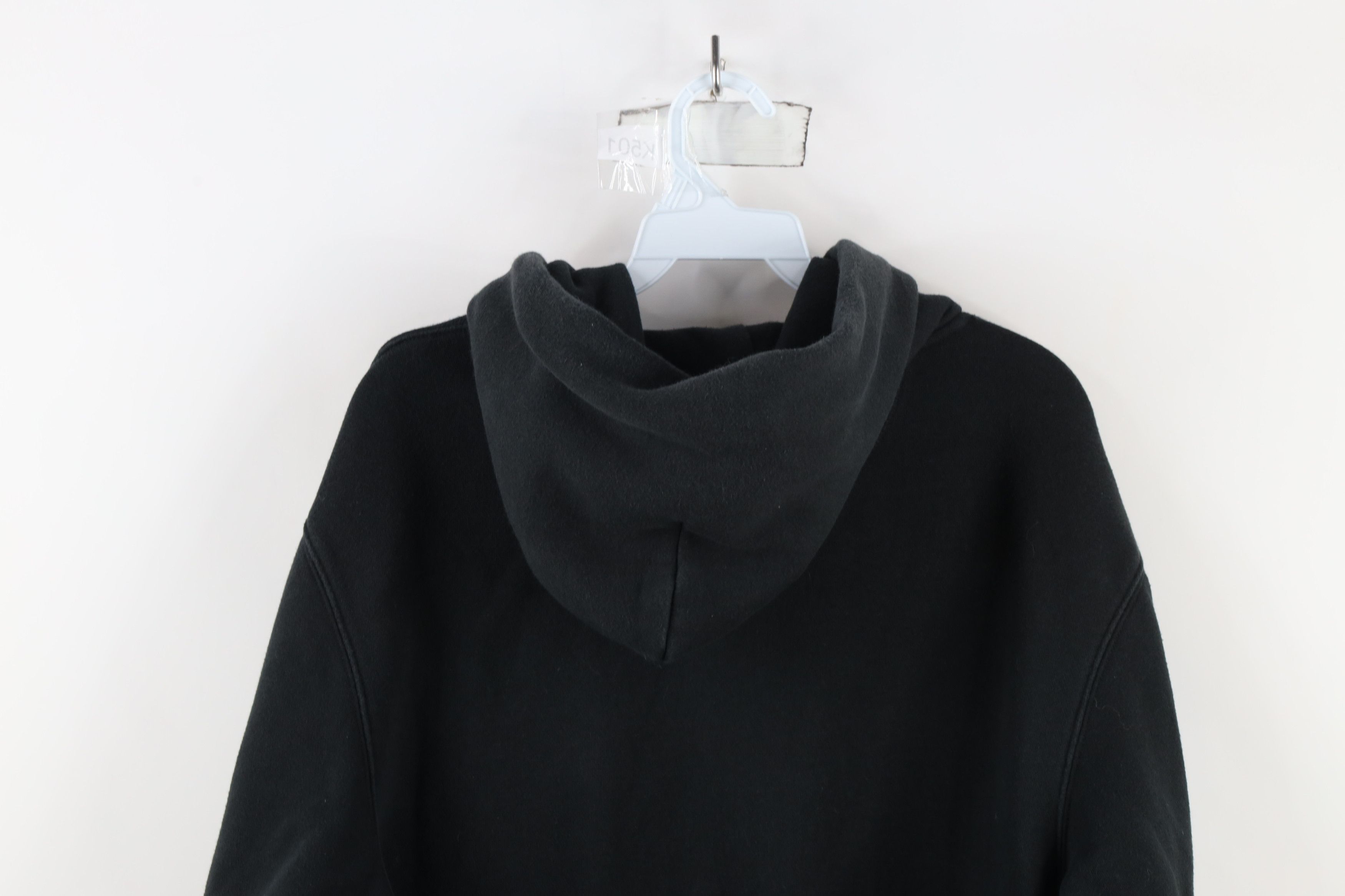 Vintage Vintage 90s Slippery Rock University Hoodie Sweatshirt Black Size US M / EU 48-50 / 2 - 12 Thumbnail