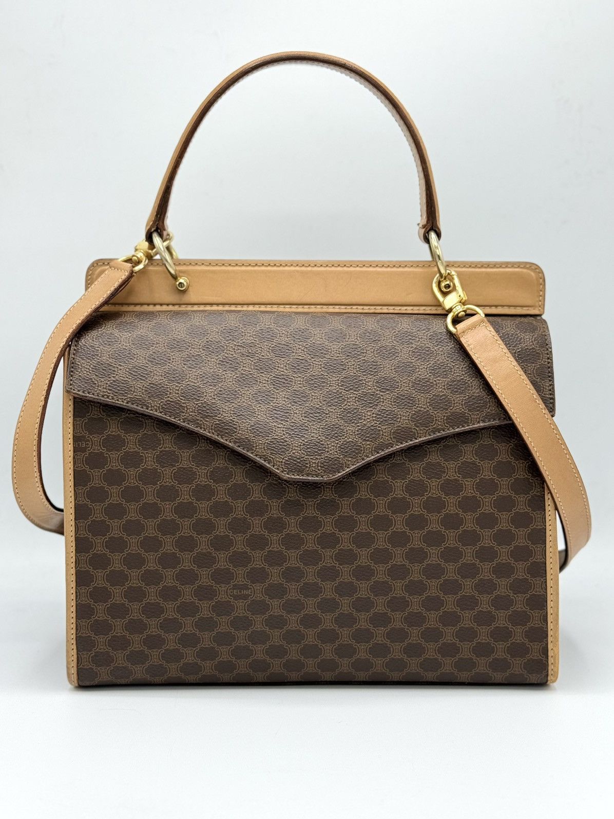 Celine CELINE Sac Handtasche Tasche Crossbody Bag Borsa Bag Macadam Size ONE SIZE - 5 Thumbnail
