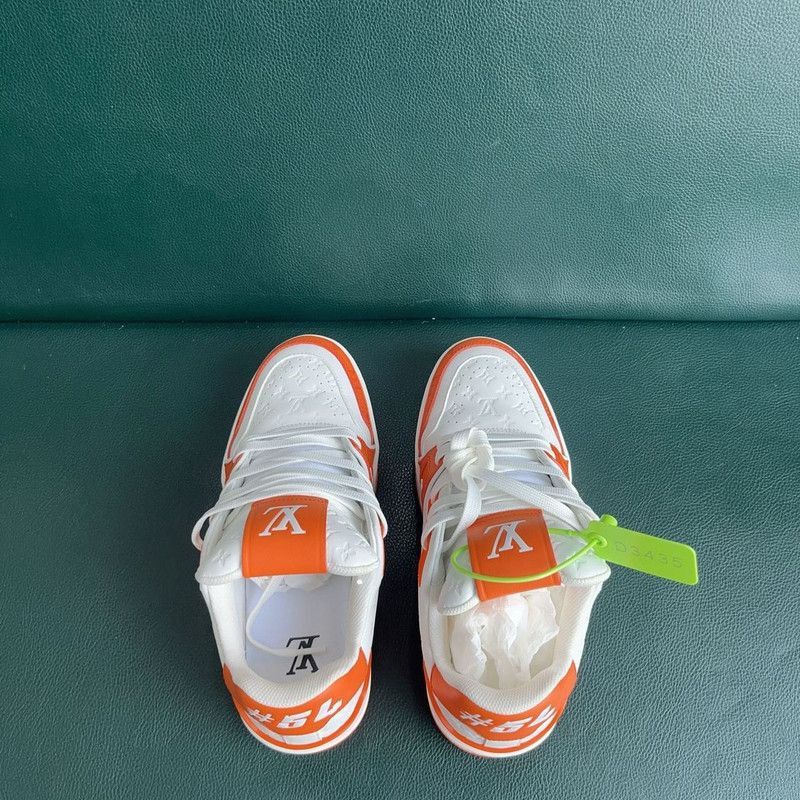 Louis Vuitton Louis Vuitton Trainer Low Top Fashion Sneakers -2508 Size US 6.5 / EU 39-40 - 7 Thumbnail