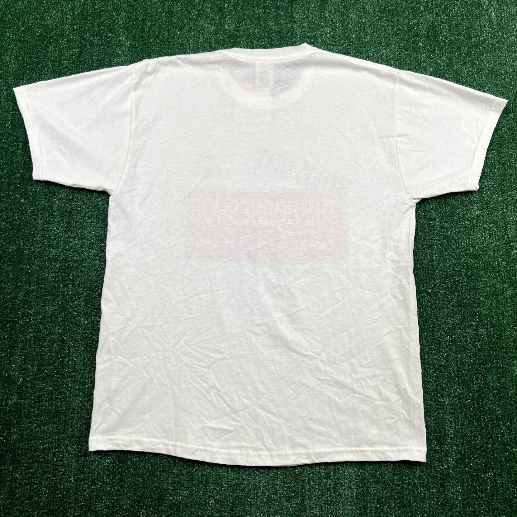 Jerzees VTG NWT Ohio State Buckeyes The Horseshoe Stadium T-Shirt Mens Large White Crew Neck Graphic Print 100% Cotton Buckeye Mens Size US L / EU 52-54 / 3 - 7 Thumbnail