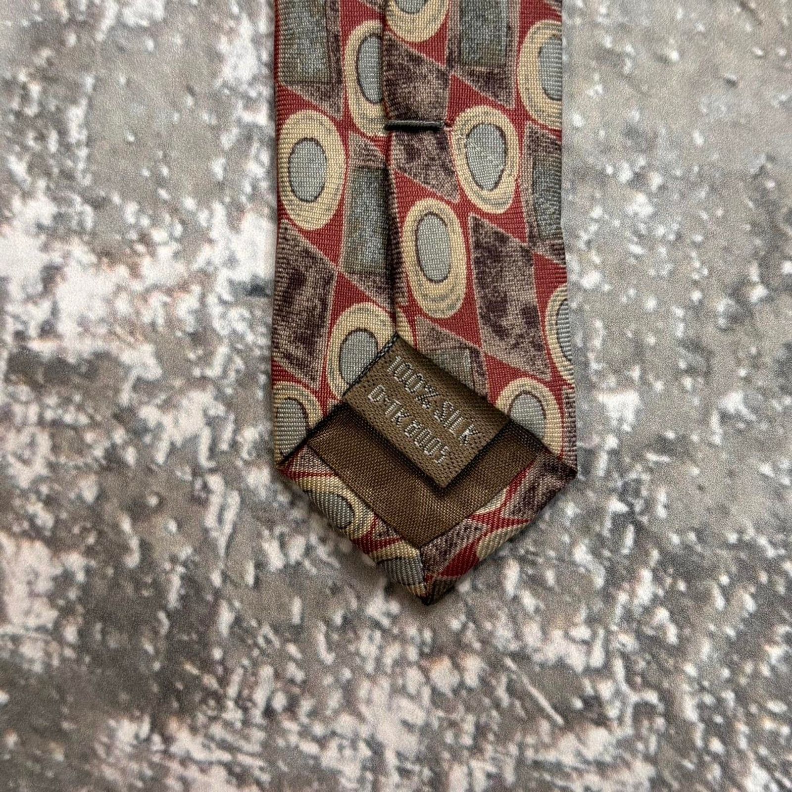 Calvin Klein Vintage 90s Faded Distressed Calvin Klein Tie! Made In Japan Size ONE SIZE - 4 Thumbnail