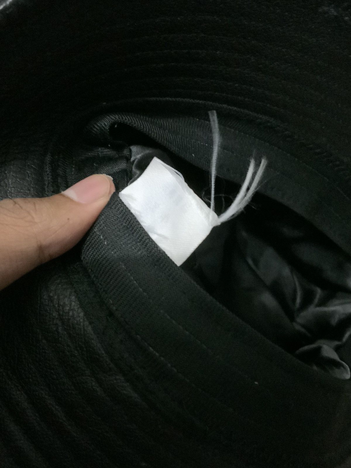 Hat Club Genuine Leather Black Hat Size ONE SIZE - 11 Thumbnail