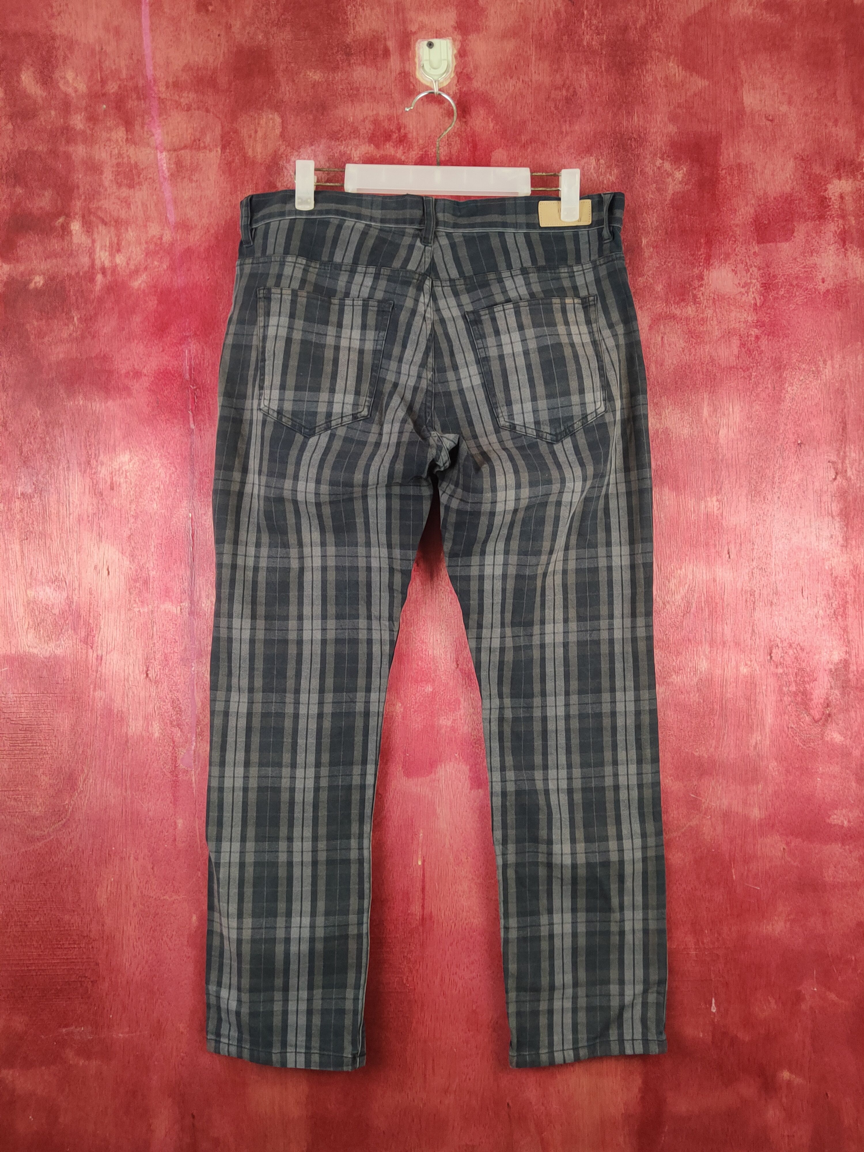 Japanese Brand × Vintage Ikka Black Faded stripe vintage Casual Pants #S1714 Size US 32 / EU 48 - 7 Thumbnail