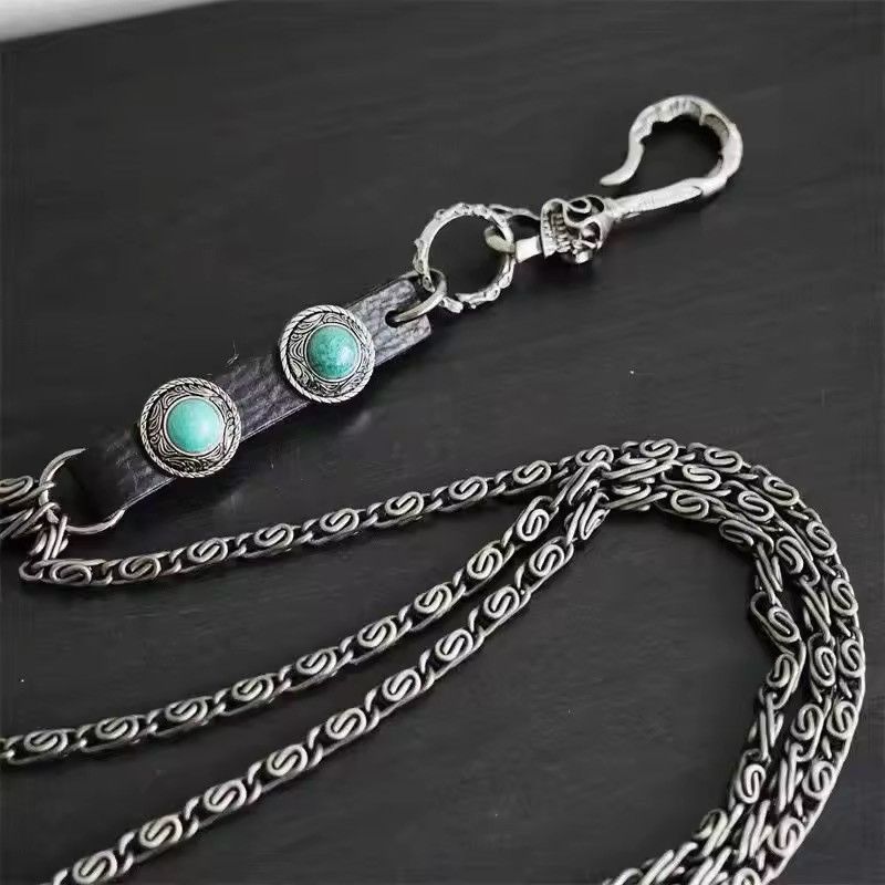 Other Retro Fashion Neutral Biker Pants Waist Chain Size ONE SIZE - 3 Thumbnail