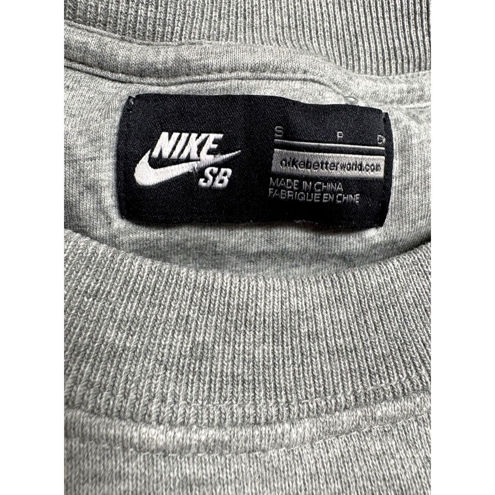 Nike Nike SB Everett Sweatshirt Mens Small Gray Motion Crew Heavyweight Size US S / EU 44-46 / 1 - 4 Thumbnail