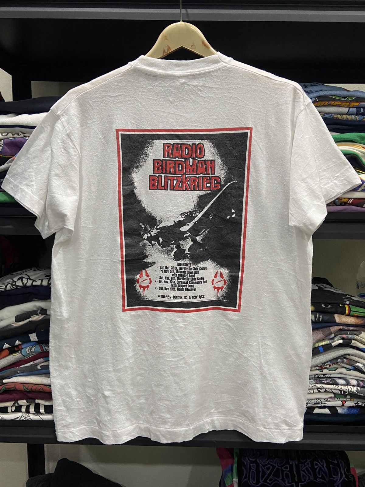 Band Tees VERY Vintage 70s,80s RADIO BIRDMAN Punk Rock Band TShirt Size US XL / EU 56 / 4 - 7 Thumbnail