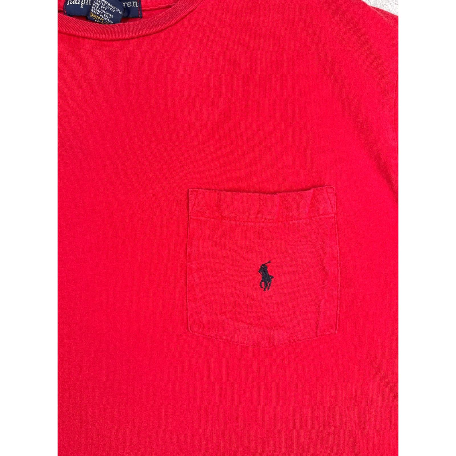 Ralph Lauren Polo Ralph Lauren Shirt Adult Medium Red Crew Neck Pocket Mens Size US M / EU 48-50 / 2 - 6 Thumbnail
