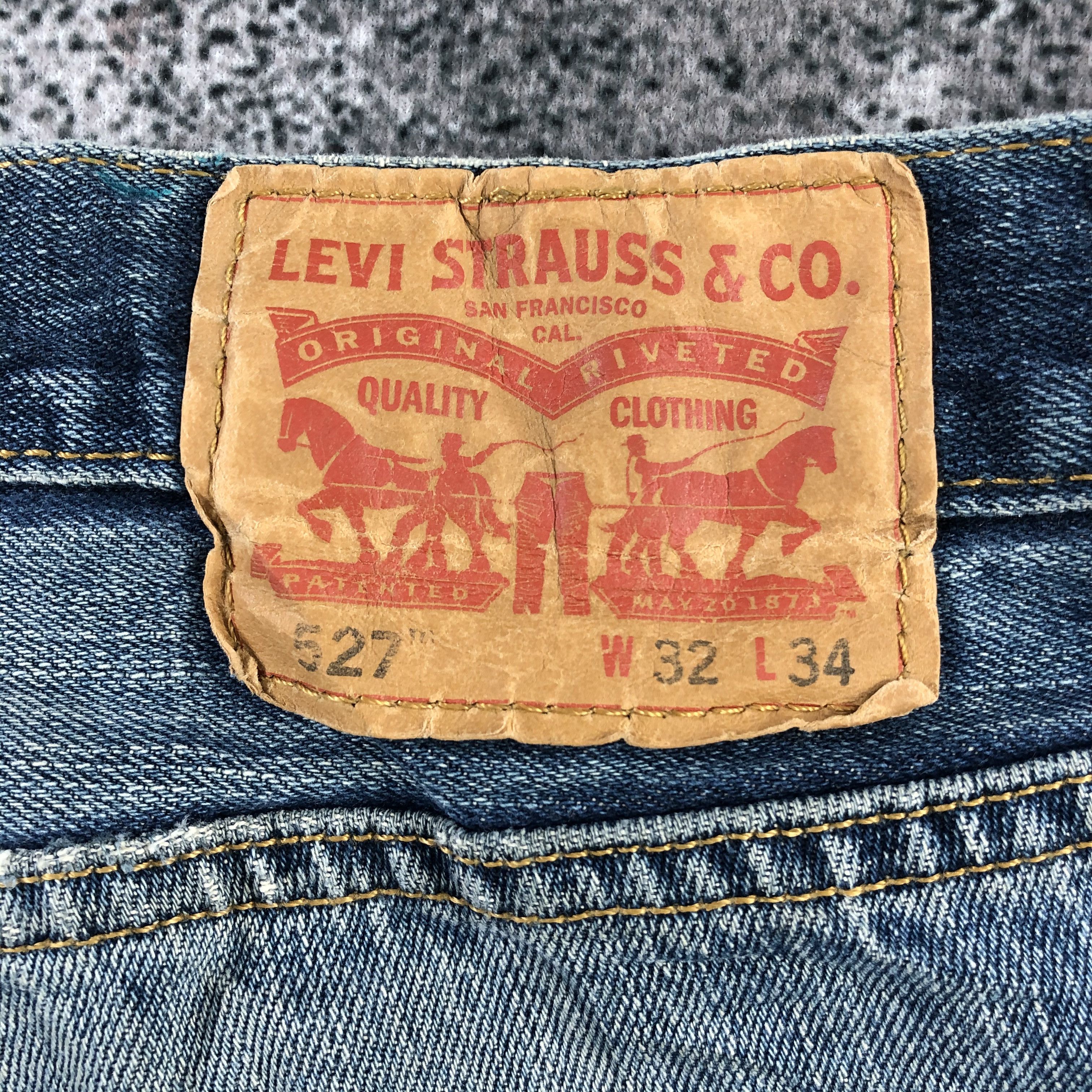 Levi's Vintage Levis 527 Jeans Flare Denim KJ973 Size US 32 / EU 48 - 5 Thumbnail