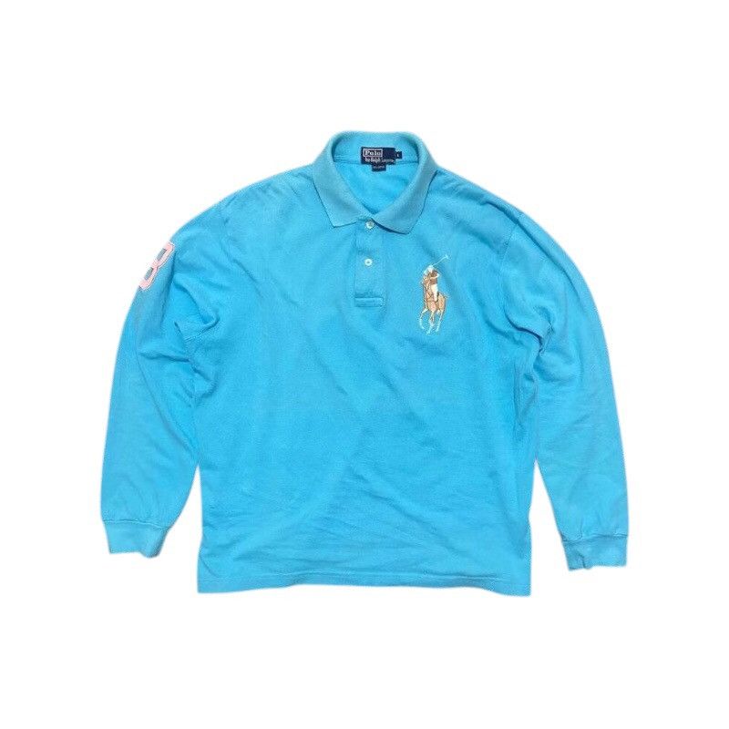 Polo Ralph Lauren × Vintage Vintage Y2K Polo Ralph Lauren Rugby Shirt Longsleeve Size US L / EU 52-54 / 3 - 1 Thumbnail