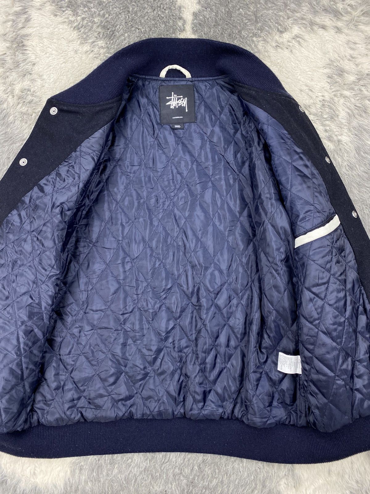 Stussy ⭐️Stüssy 80 Wool Quilted Varsity Jacket⭐️ Size US S / EU 44-46 / 1 - 15 Thumbnail