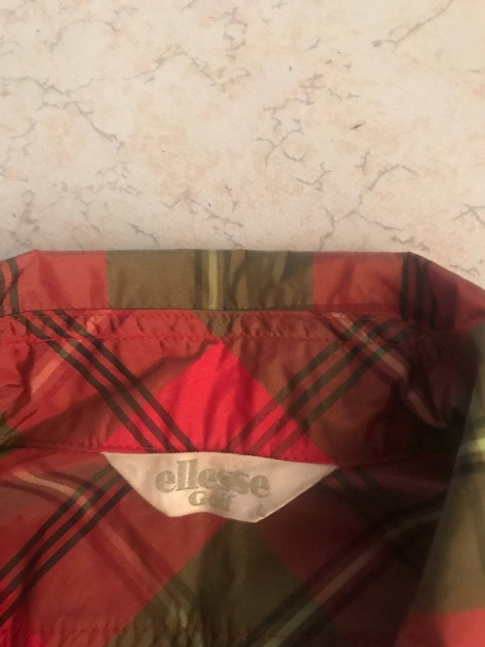 Ellesse × Vintage Ellesse Nylon Tartan Style Jacket Size US S / EU 44-46 / 1 - 5 Thumbnail