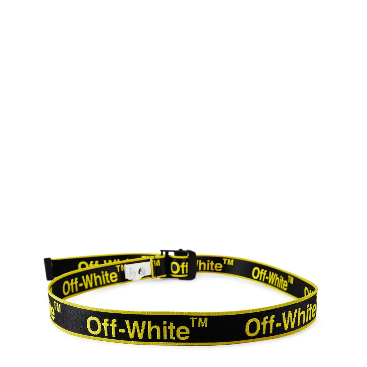 Off-White o1g2r1mq0326 Size: 85 / Graphic Adjustable Fabric Belt Size 34 - 2 Thumbnail