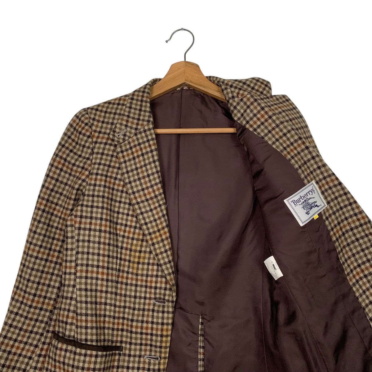 Burberry Burberry Checkered Wool Jacket Size S / US 4 / IT 40 - 10 Thumbnail