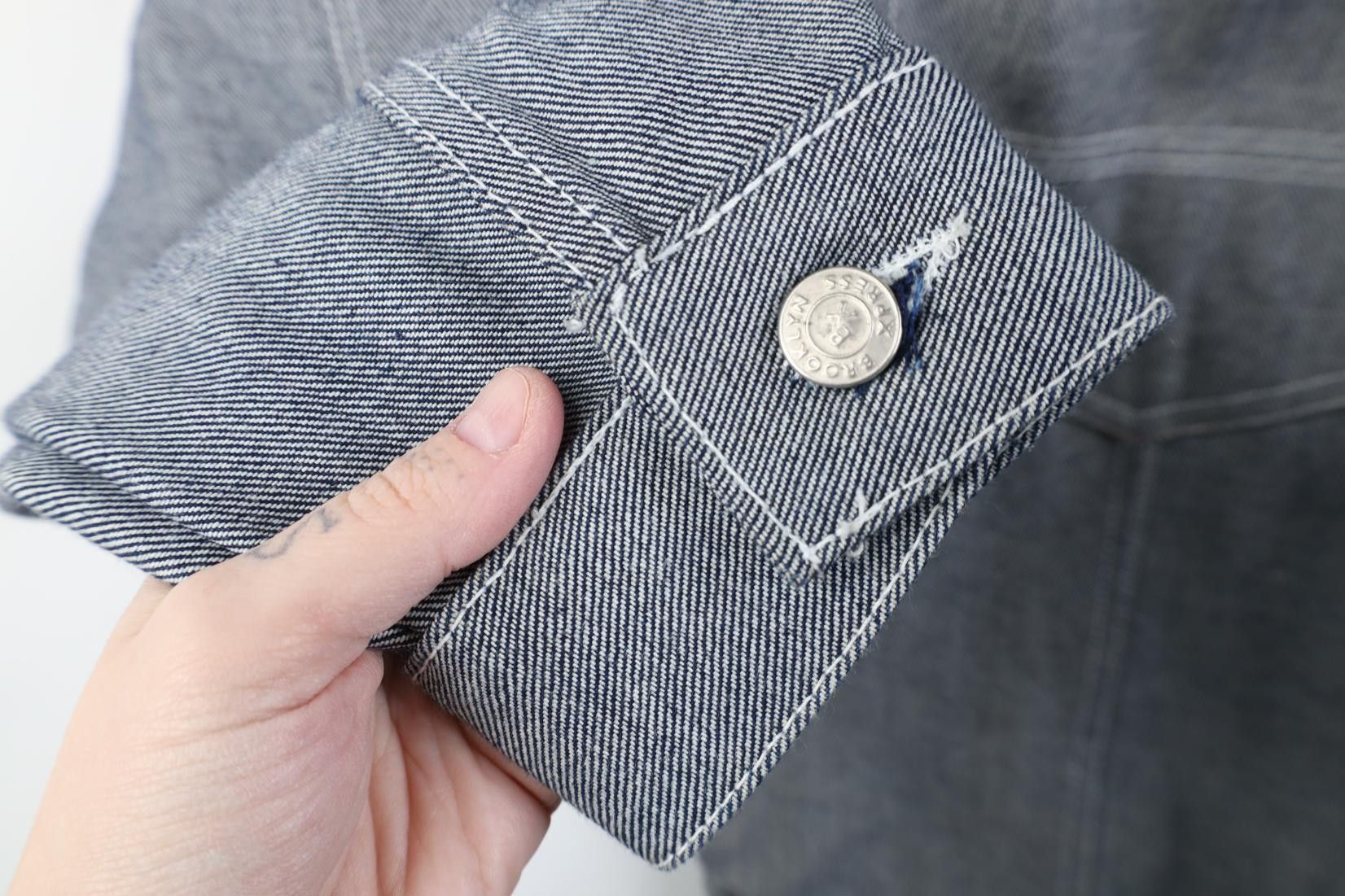 Vintage Deadstock Vintage 90s Y2K Streetwear Denim Trucker Jacket Size US L / EU 52-54 / 3 - 12 Thumbnail