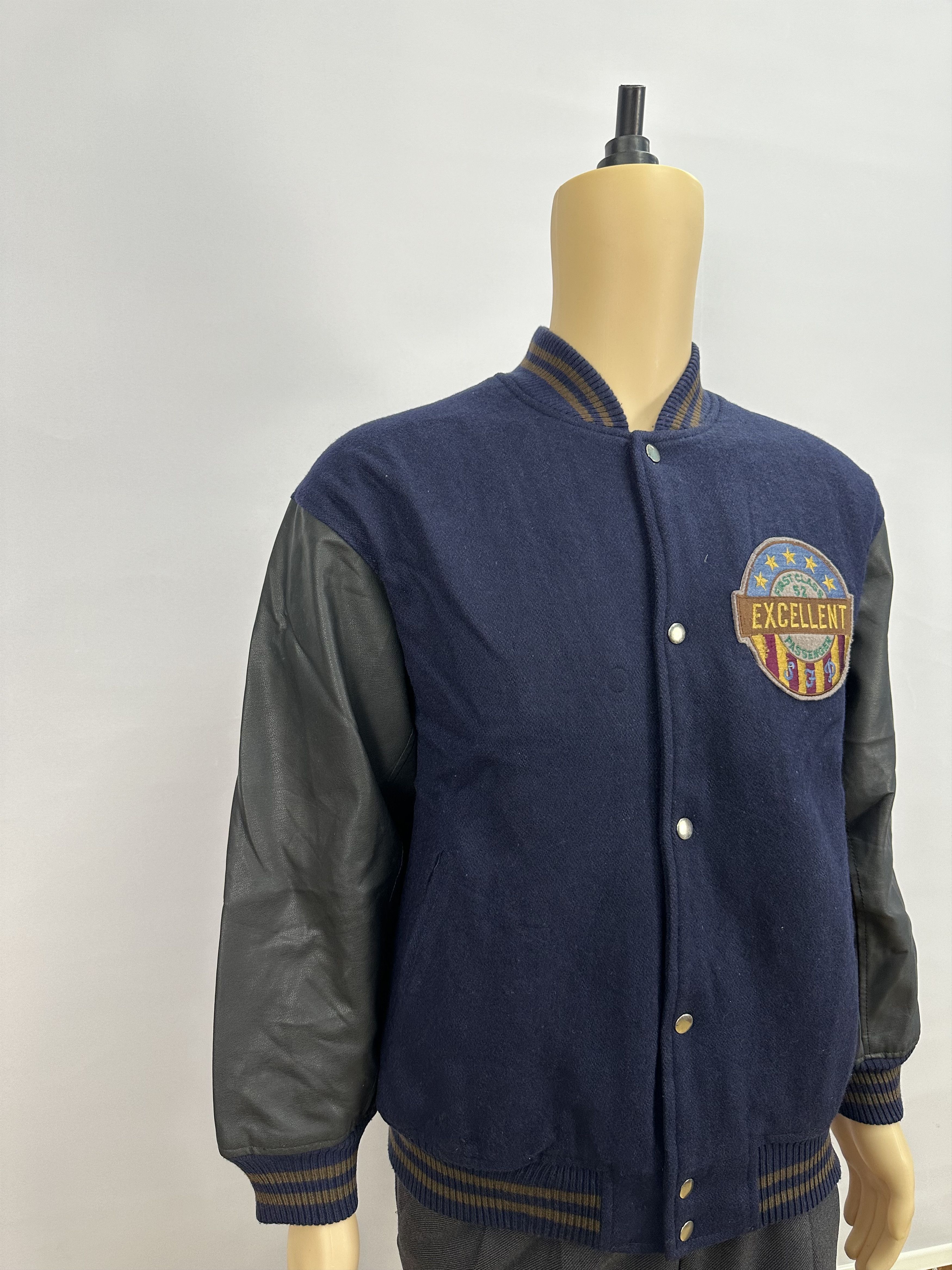 Vintage Vintage SFD Wool Varsity Flight Jacket Z19 Size US L / EU 52-54 / 3 - 17 Thumbnail