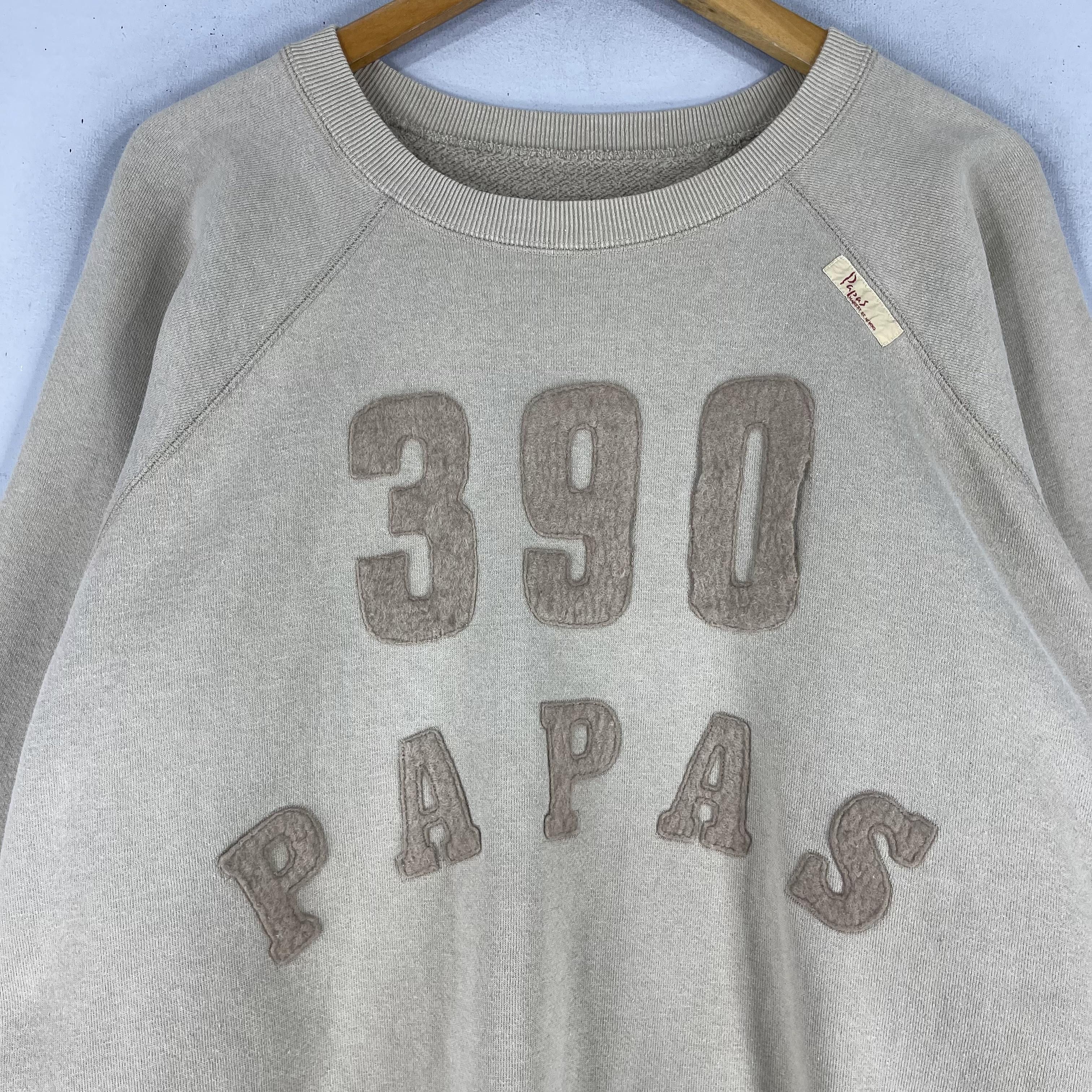 Designer × Japanese Brand × Vintage Vintage PAPAS Maniere De Heming Spellout Sweatshirt Size US L / EU 52-54 / 3 - 2 Thumbnail