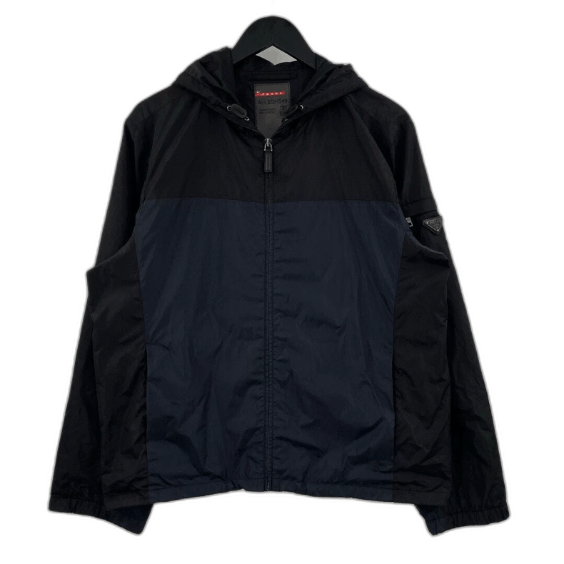 Prada Prada Hooded Windbreaker Jacket -2505 Size US L / EU 52-54 / 3 - 1 Thumbnail