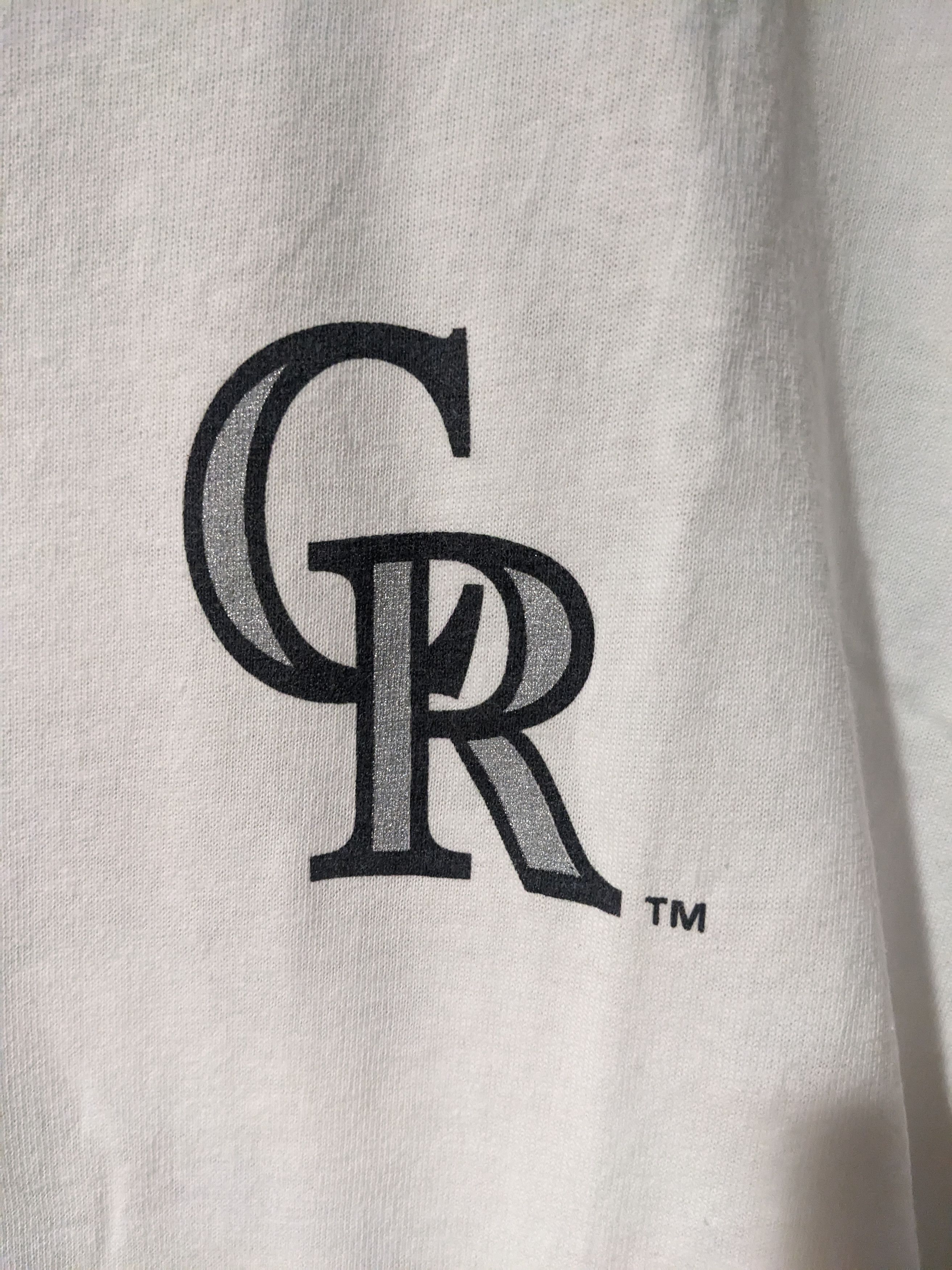 MLB Marquis COLORADO ROCKIES White Stadium Giveaway T-Shirt Size US XL / EU 56 / 4 - 4 Thumbnail