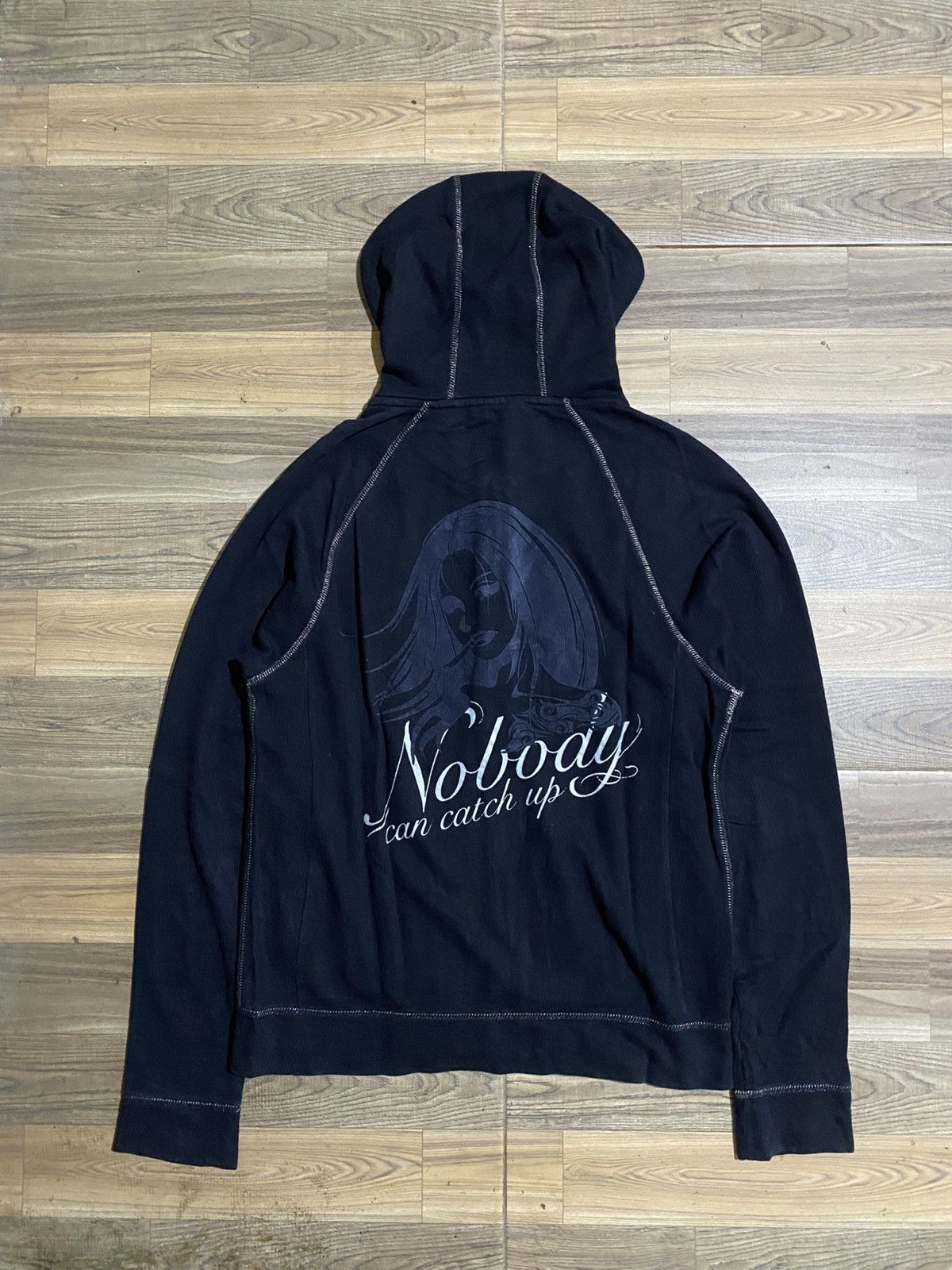 Beauty Beast × Japanese Brand NOBODY CAN CATCH UP WOMEN SMOKE HOODIES Size M / US 6-8 / IT 42-44 - 10 Thumbnail