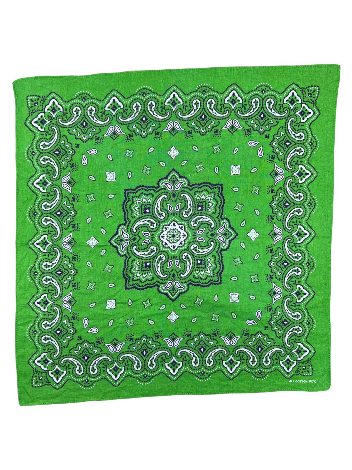 Japanese Brand Paislee Handkerchief Neckerchief Bandana Pocketsquare Size ONE SIZE - 2 Thumbnail