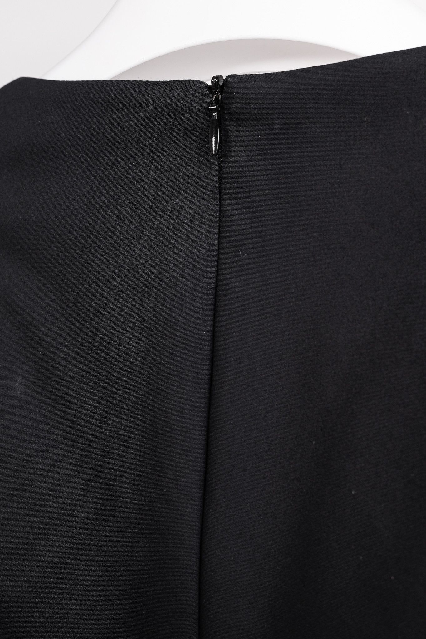 The Row The Row Gamner Black Stretch Cotton Fitted Mini Dress Size S / US 4 / IT 40 - 8 Thumbnail