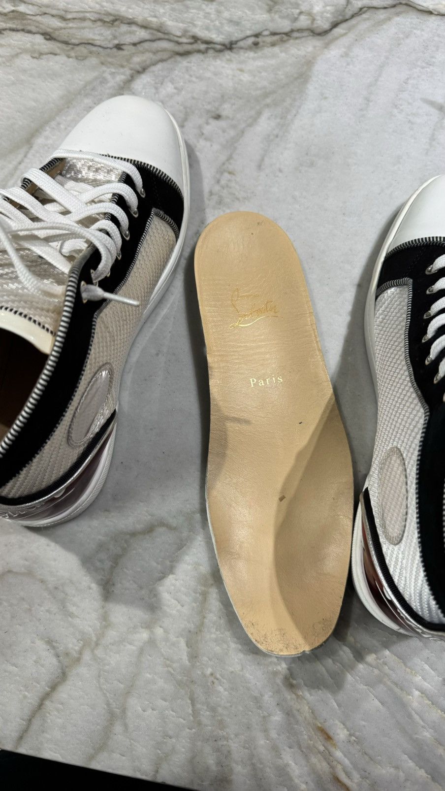 Christian Louboutin Christian Louboutin Canvas Colorblock Size US 7.5 / EU 40-41 - 8 Thumbnail