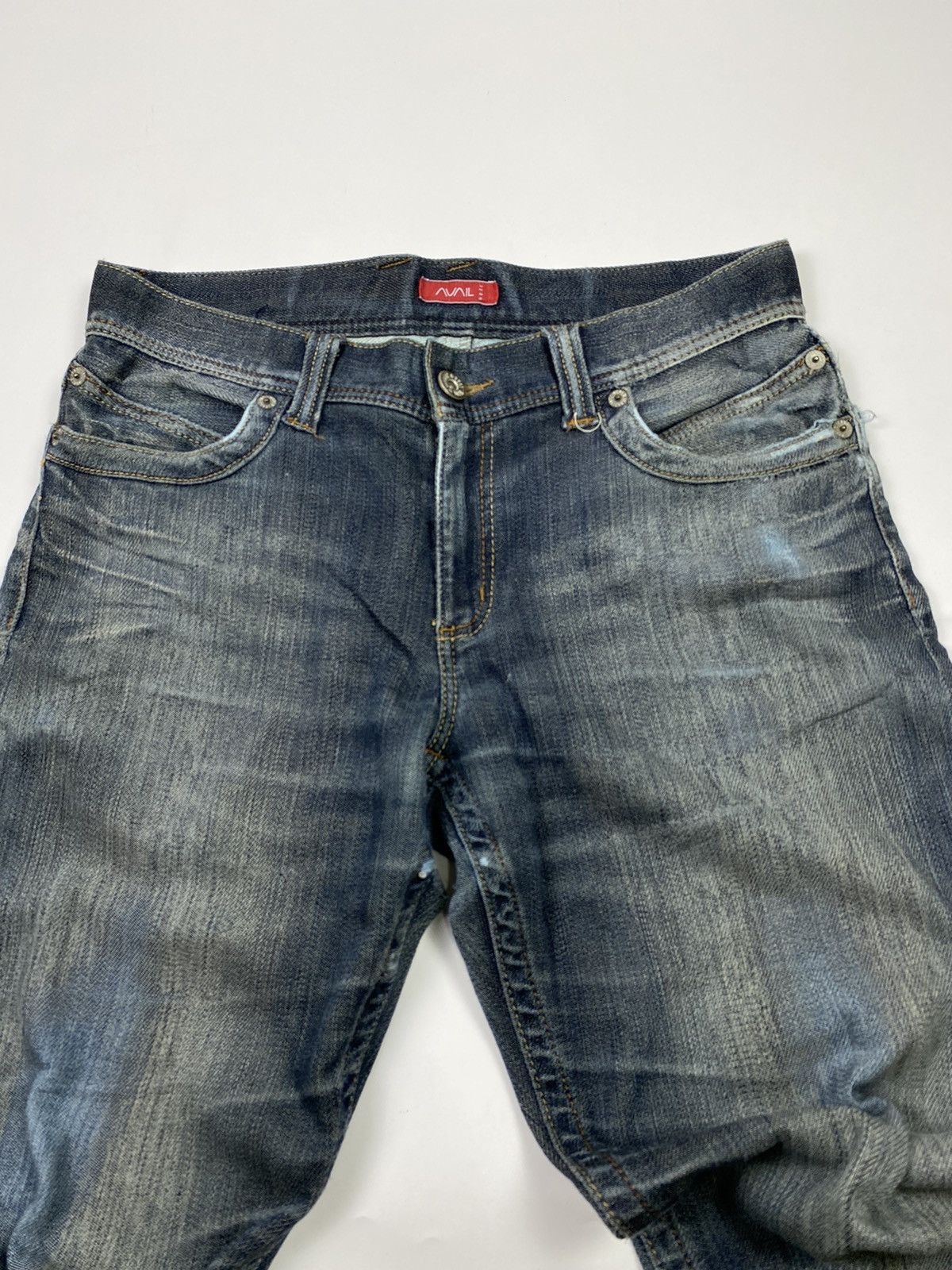 If Six Was Nine × Japanese Brand × Le Grande Bleu (L.G.B.) lace up avail jeans pant ifsixwasnine vkei style Size US 34 / EU 50 - 6 Thumbnail