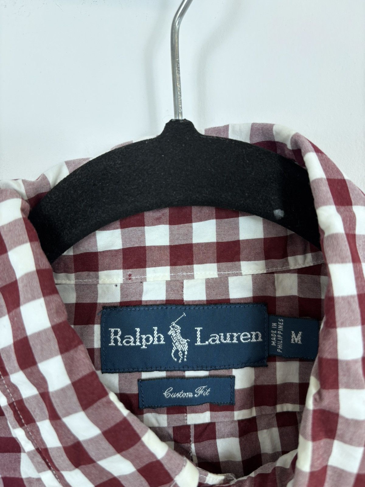 Ralph Lauren Ralph Lauren Vintage Men’s Gingham Check Long Sleeve Shirt Size US M / EU 48-50 / 2 - 9 Thumbnail