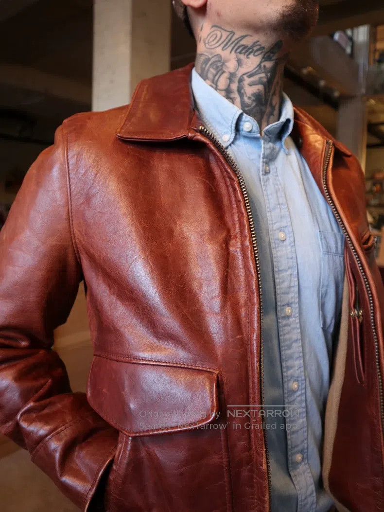 Schott Schott 1996 Ma skin U63 leather jacket Size US XS / EU 42 / 0 - 7 Thumbnail