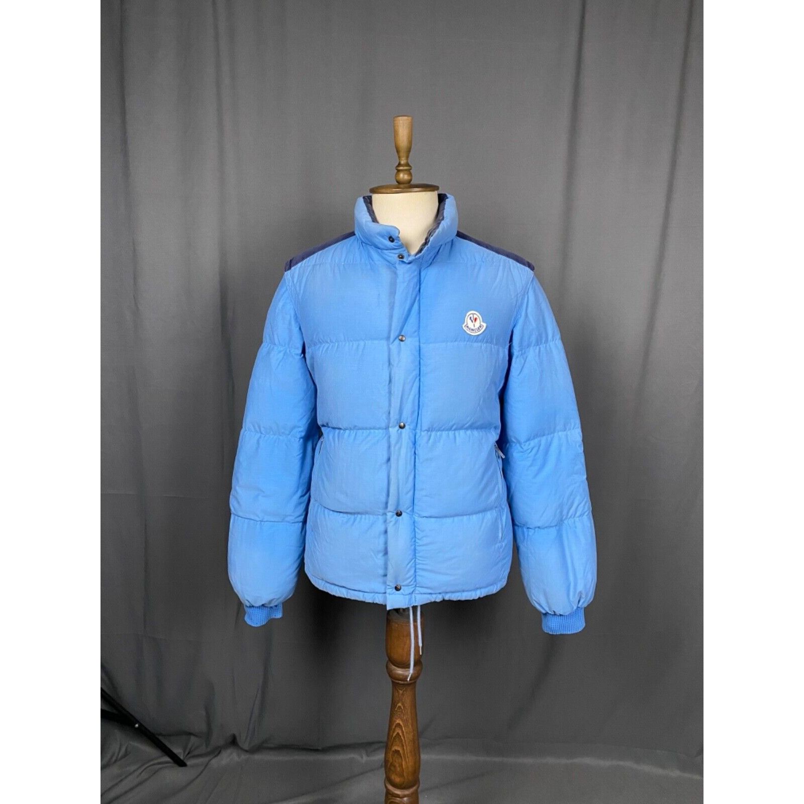 Moncler RARE! Moncler Monckler Grenoble VTG Blue Down Insulated Puf Size US L / EU 52-54 / 3 - 3 Thumbnail