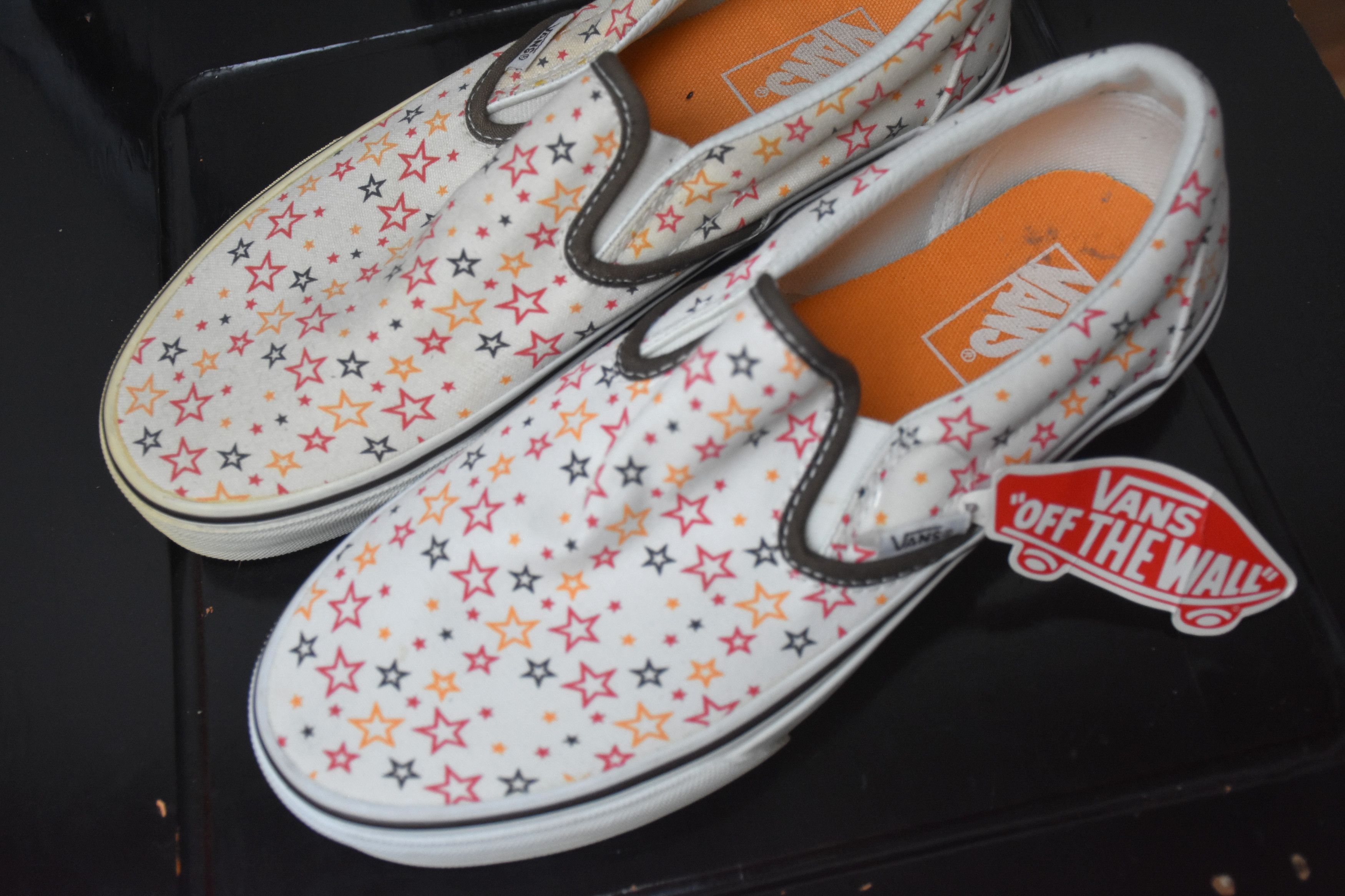 Vans × Vintage unworn Vintage 2006 Vans slip ons summer stars shoes Size US 9 / IT 39 - 4 Thumbnail