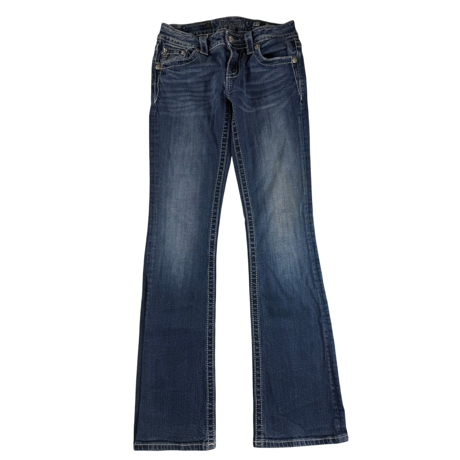 Miss Me Miss Me Signature Boot Cut Jeans - Women's Size 27 Size 32" / US 10 / IT 46 - 1 Thumbnail