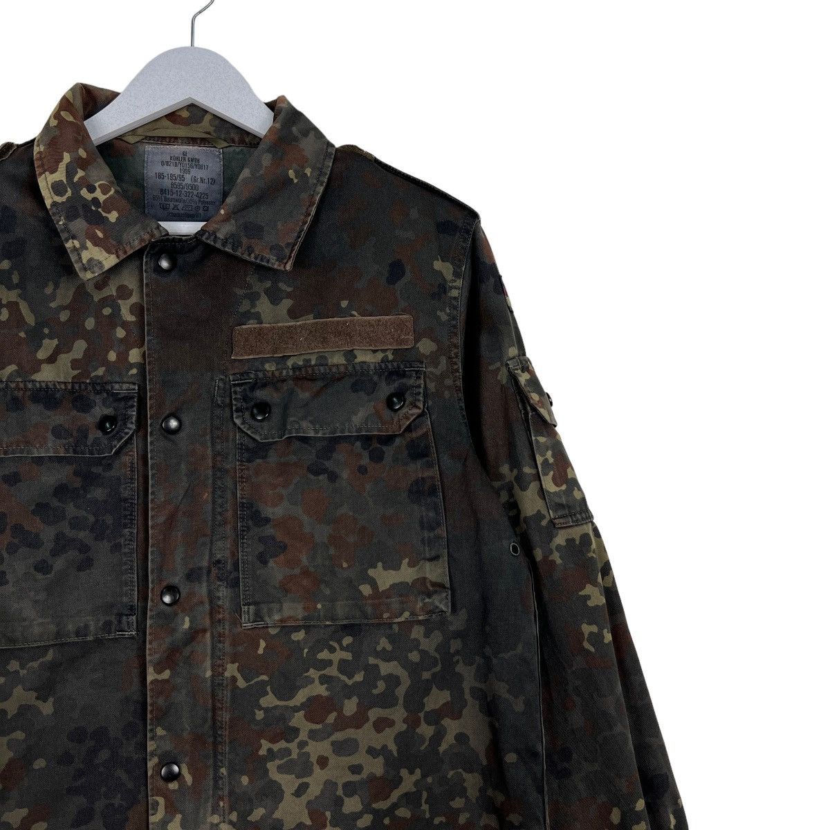Vintage 🔥 VINTAGE GERMAN MILITARY GE KOHLER GMBH CAMO FIELD JACKET Size US M / EU 48-50 / 2 - 6 Thumbnail