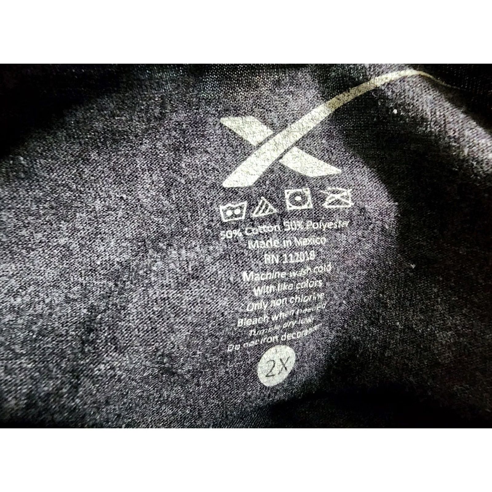 Doublet SpaceX Mens T-Shirt 2XL Rocket Rocketeer Crew Neck Short Sleeve Double-Sided Multicolor Distressed Size US XXL / EU 58 / 5 - 5 Thumbnail