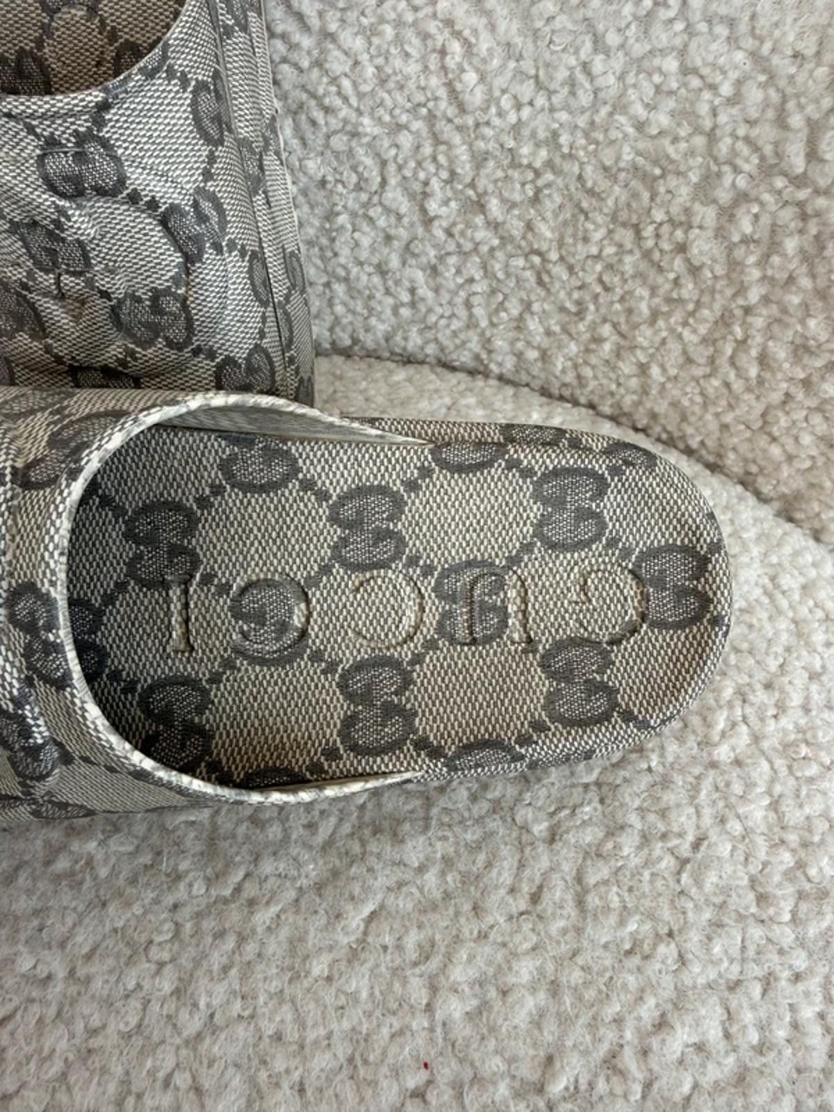 Gucci Gucci GG monogram platform slides Size US 8 / IT 38 - 7 Thumbnail