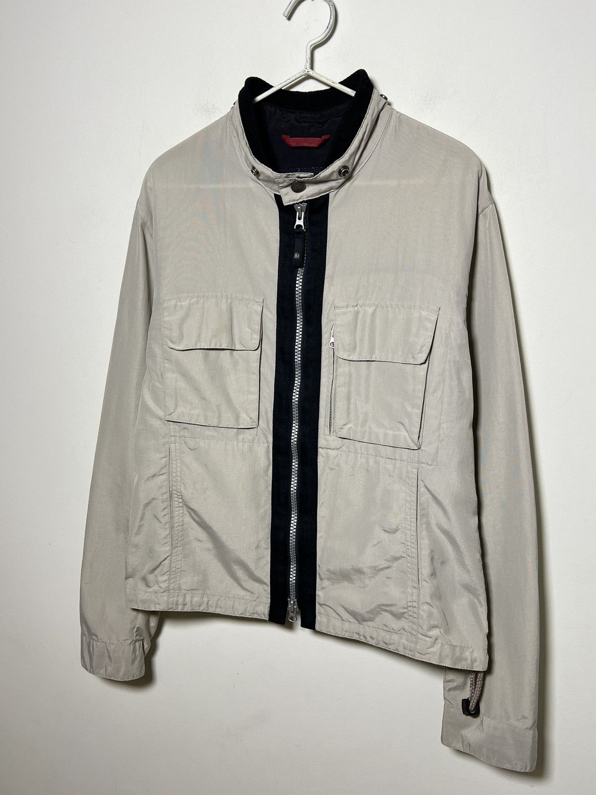 Giorgio Armani armani y2k multipocket moto biker jacket M-L Size US M / EU 48-50 / 2 - 4 Thumbnail