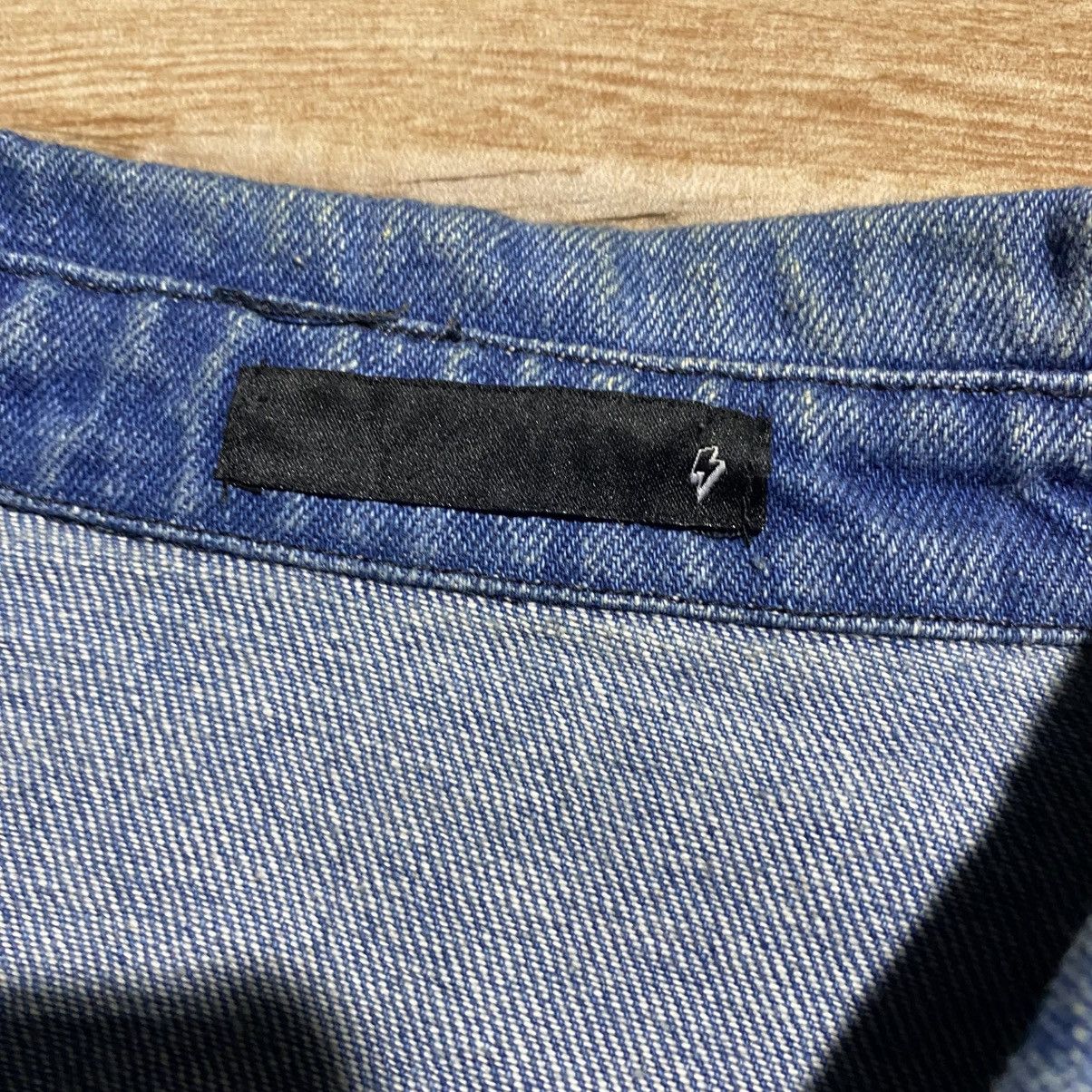 Japanese Brand Vintage Strom Raw Denim Zip Jacket Size US M / EU 48-50 / 2 - 5 Thumbnail